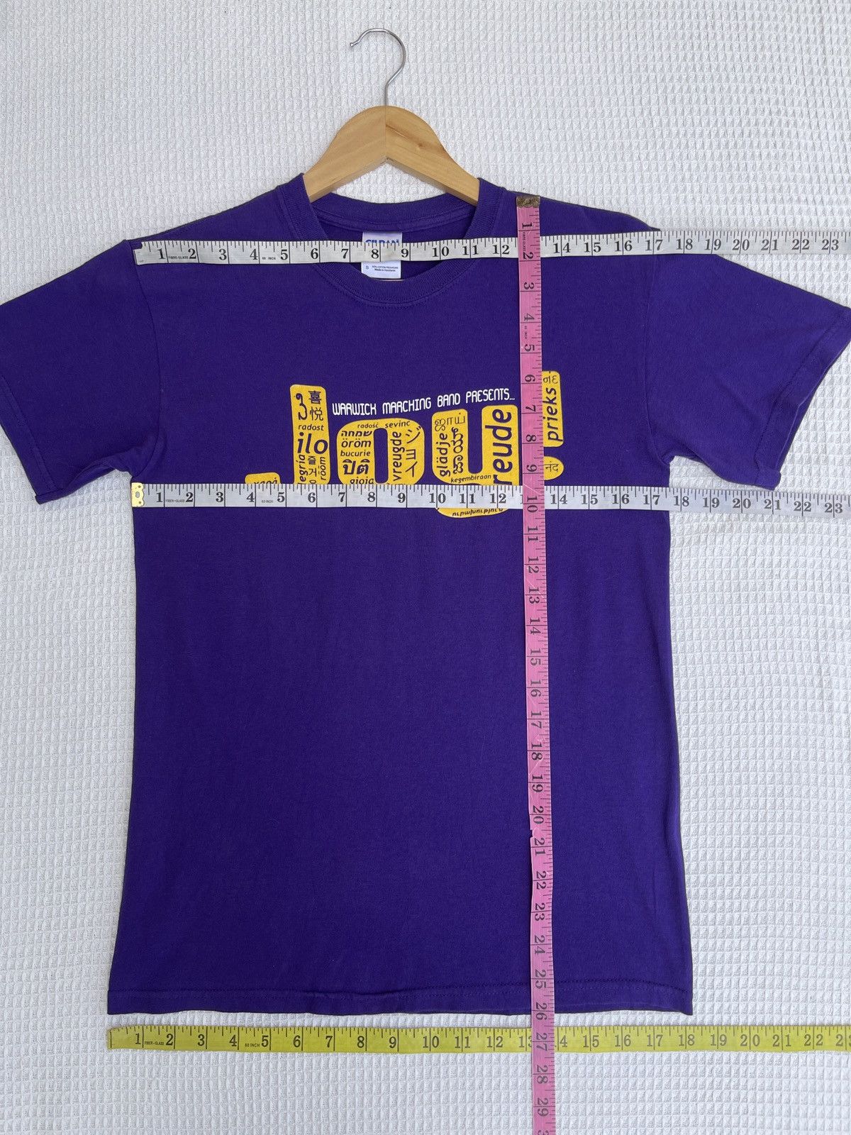 Band Tees Rare🔥Vintage Y2K JOY Warwick Marching Band T Shirt Size US S / EU 44-46 / 1 - 9 Thumbnail