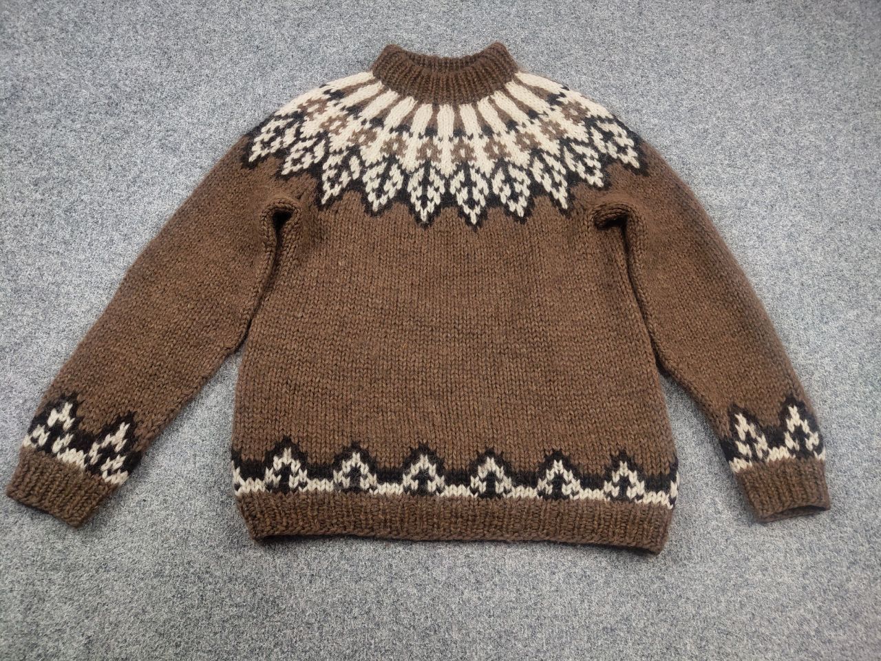 Dale Of Norway The Hand Knitted Association Pattern Wool Sweater Vintage Size US S / EU 44-46 / 1 - 4 Thumbnail