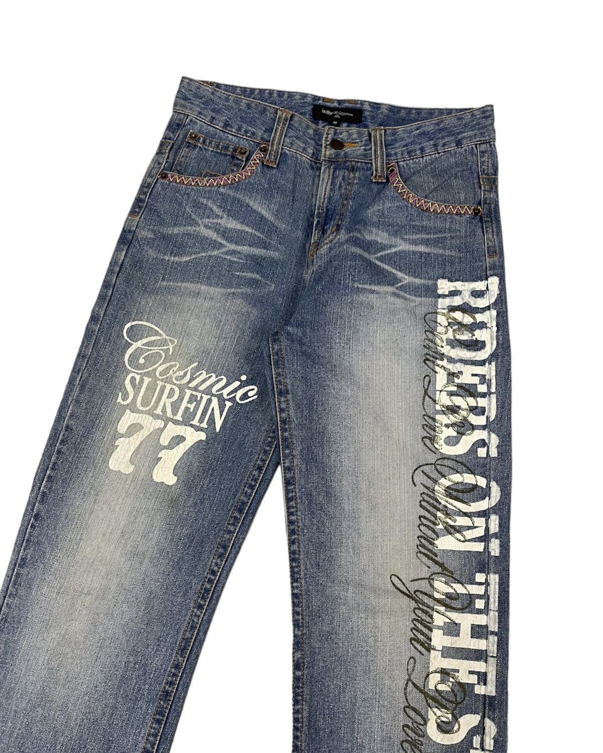 Hysteric Glamour In The Attic Japan Patches Jeans Size US 30 / EU 46 - 5 Thumbnail