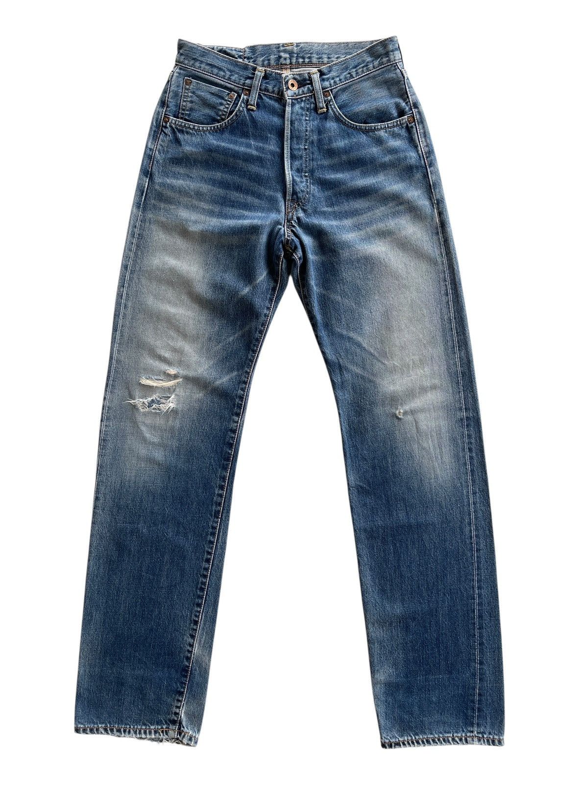 Vintage Vintage Edwin 505x Distressed Selvedge Denim Size US 28 / EU 44 - 1 Thumbnail