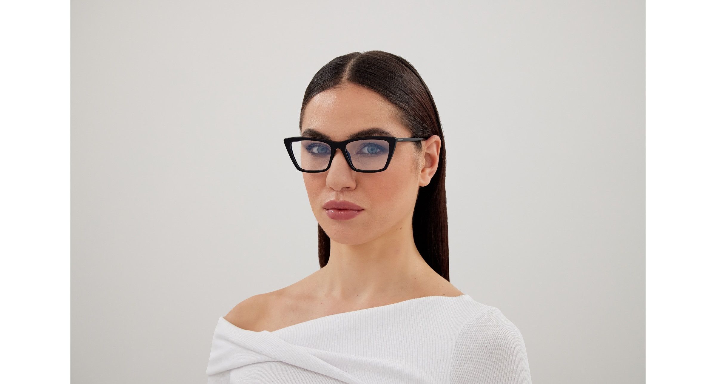Saint Laurent Paris NEW Saint Laurent SL737 002 Cat Eye Unisex Eyeglasses Size ONE SIZE - 11 Thumbnail