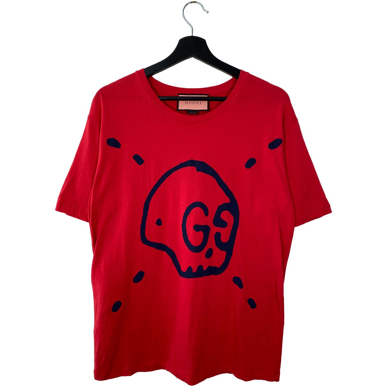 Gucci Gucci Ghost Skull SS T-shirt Red / Black | Grailed