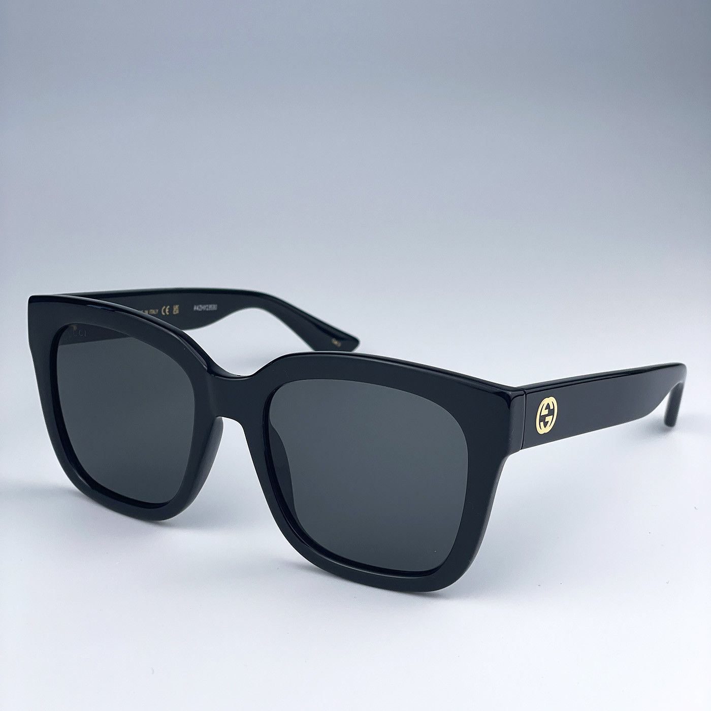 Gucci NEW Gucci GG1338S 001 Black Grey Square Women Sunglasses Size ONE SIZE - 4 Thumbnail