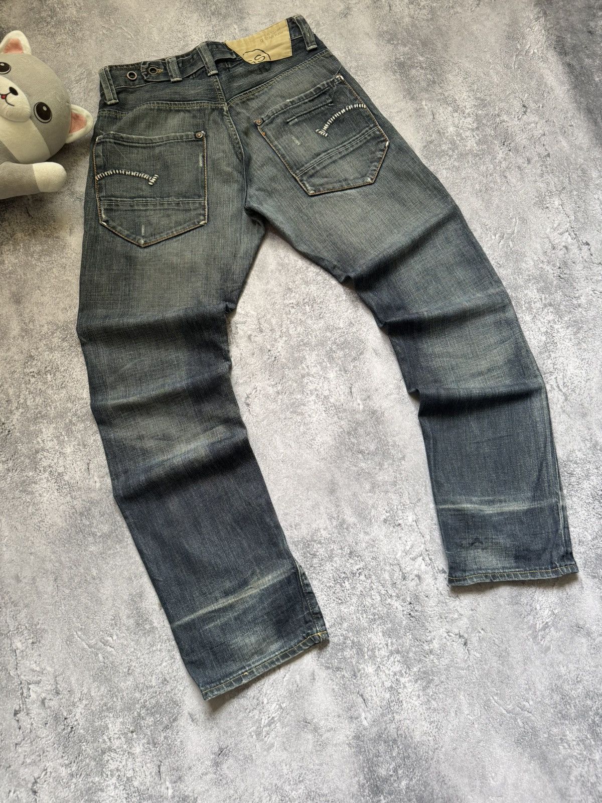 G-Star G-Star Raw 3301 Denim Jeans Faded Grey Size US 31 - 2 Thumbnail