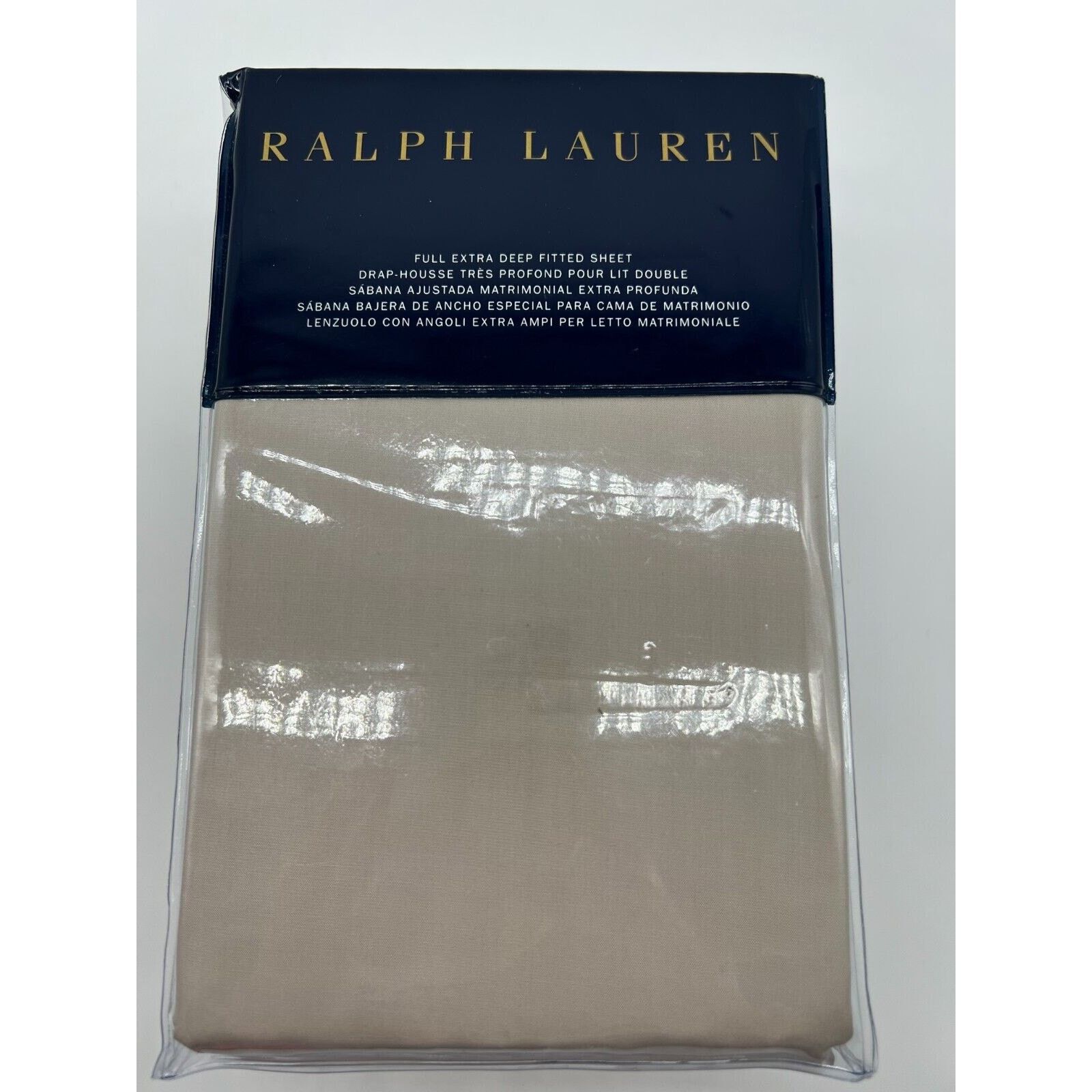 Ralph Lauren Ralph Lauren Percale Full Extra Deep Fitted Sheet Pale Size ONE SIZE - 9 Thumbnail