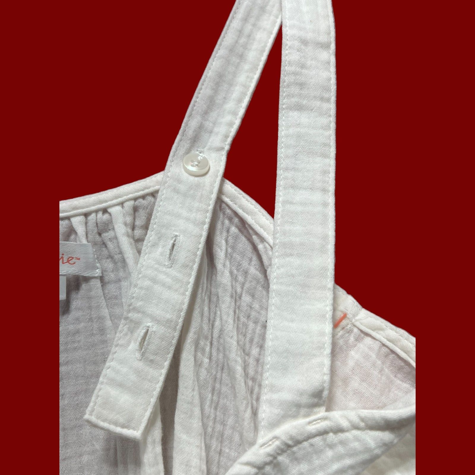 Other Colsie - Women's Tiny Tank Top - White - Extra Small Size XS / US 0-2 / IT 36-38 - 12 Thumbnail