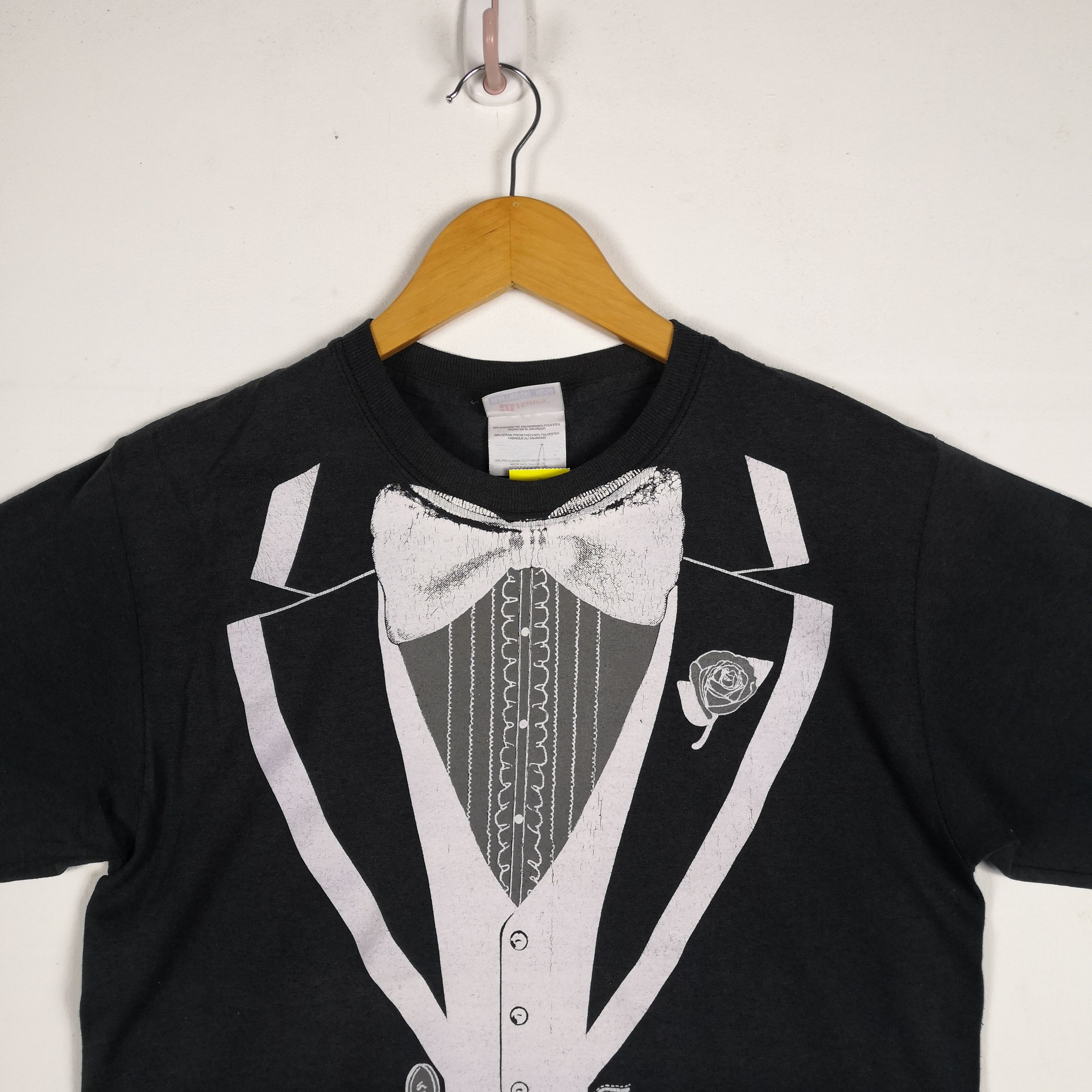 Other Vintage 90s Vest Parody T-Shirt Tuxedo Crewneck Tees Size US S / EU 44-46 / 1 - 3 Thumbnail