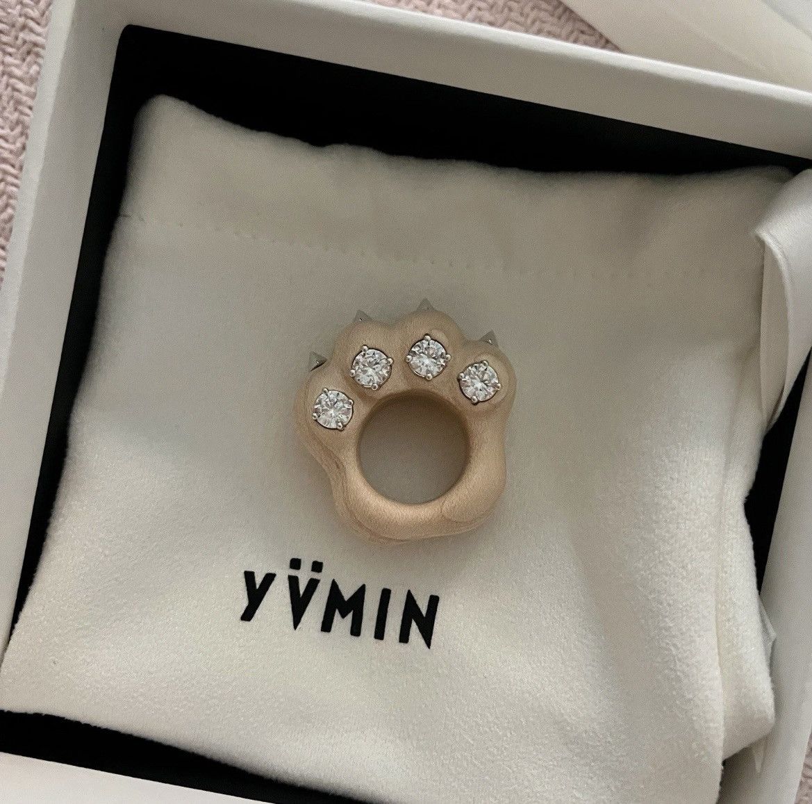 Other YVMIN Wooden Bear Paw Ring size HK13 / US6 Size ONE SIZE - 1 Thumbnail