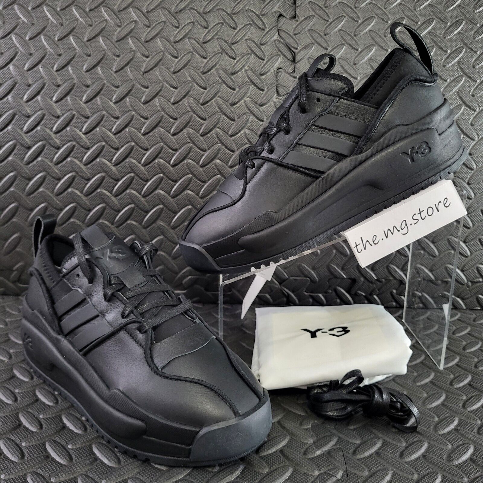 image of Adidas Y-3 Rivalry Low Top Sneaker Shoes Black Size Us 9, Men's