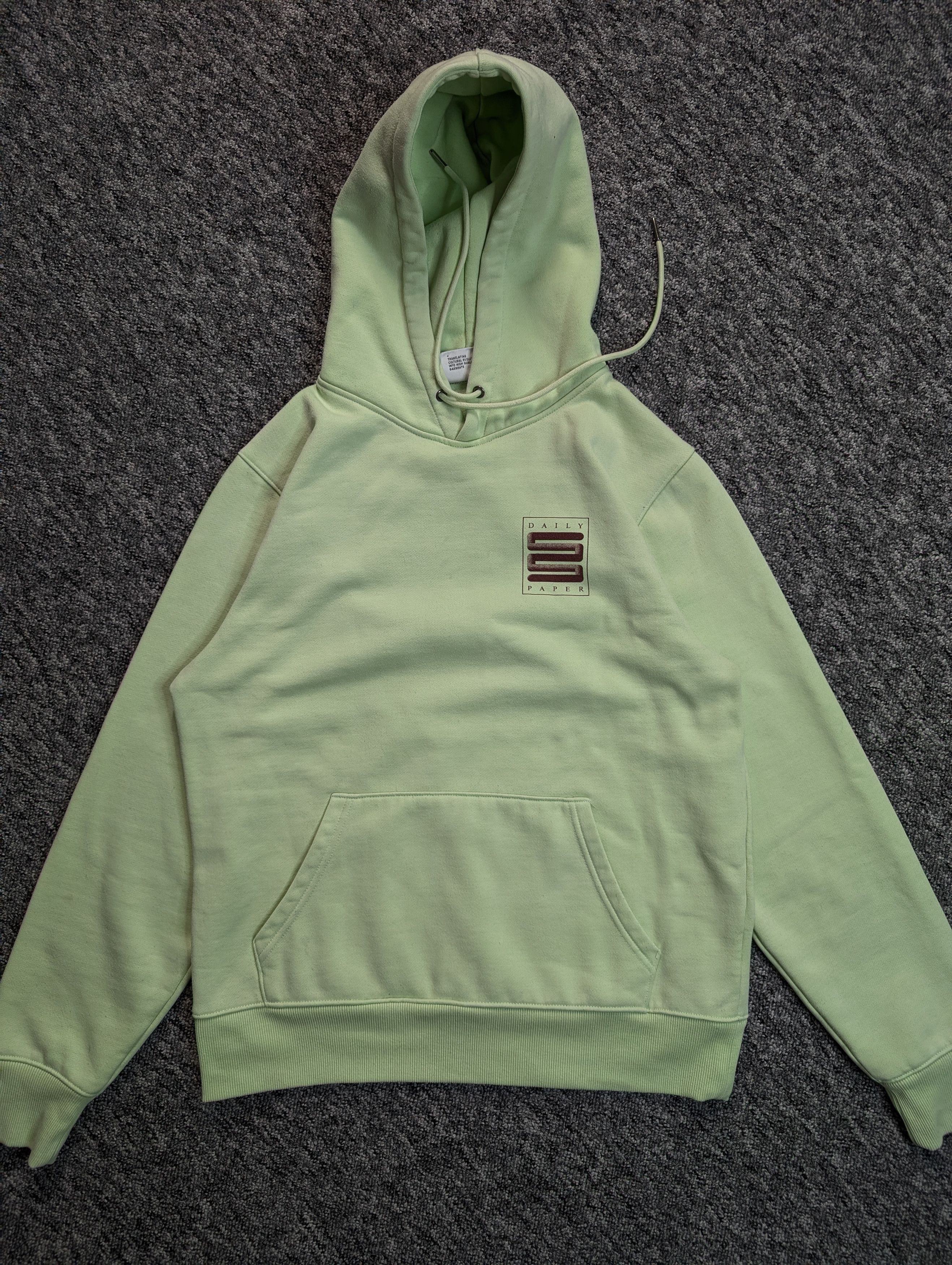 Daily Paper × Designer Daily paper mint venturing through a new world hoodie Size US S / EU 44-46 / 1 - 1 Thumbnail