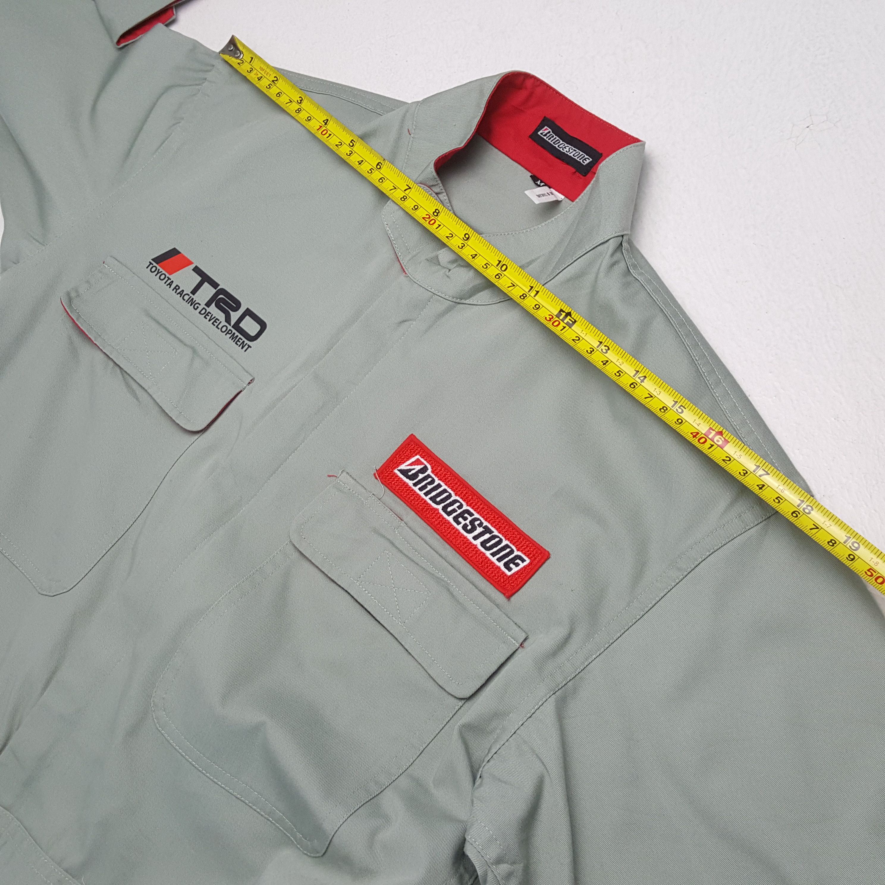 Vintage BRIDGESTONE X TRD TOYOTA RACING Custom Art Coverall Jacket Size US S / EU 44-46 / 1 - 9 Thumbnail
