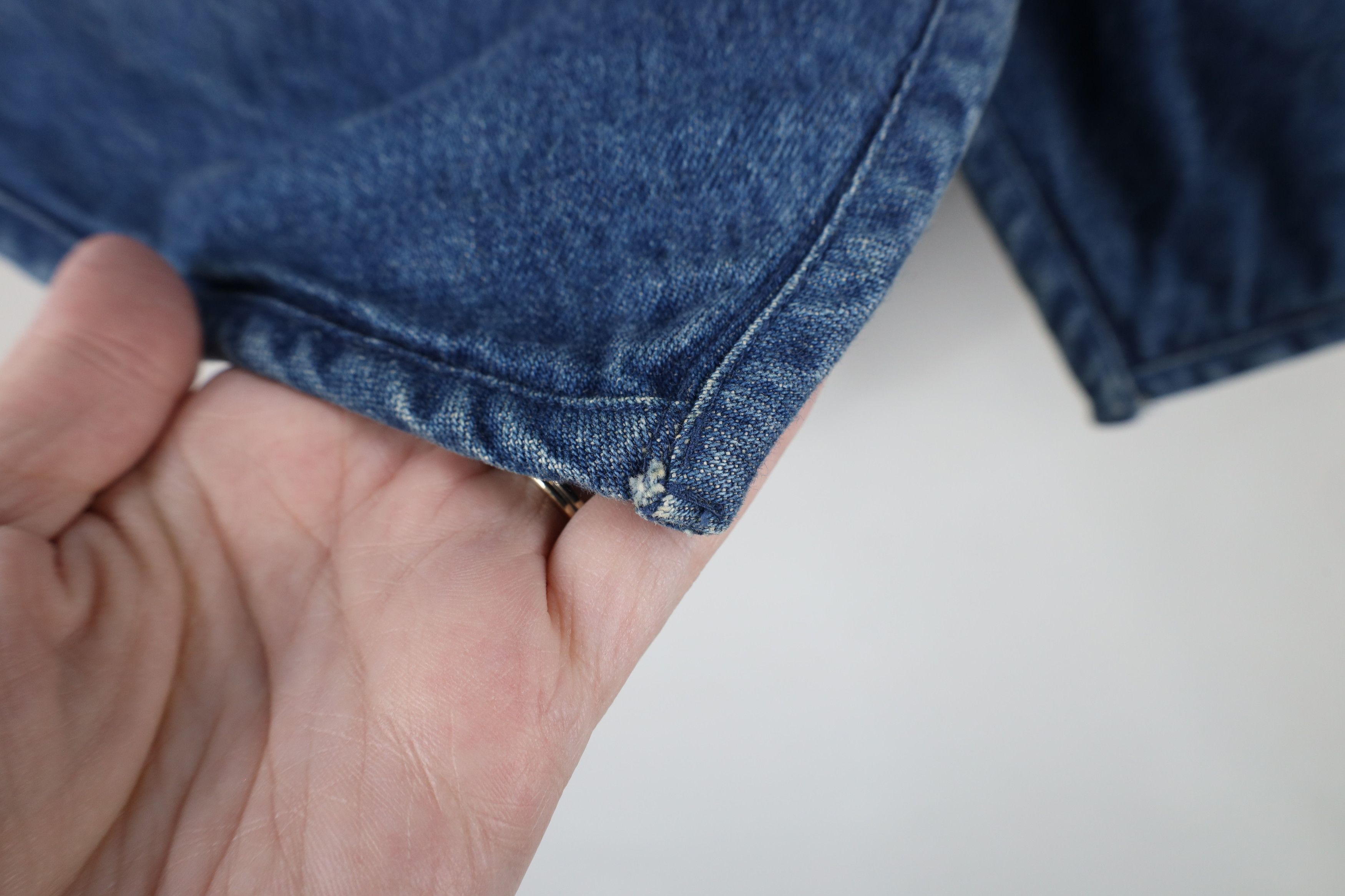 Vintage Vintage 90s Streetwear Button Back Denim Jean Vest Jacket Size L / US 10 / IT 46 - 7 Thumbnail