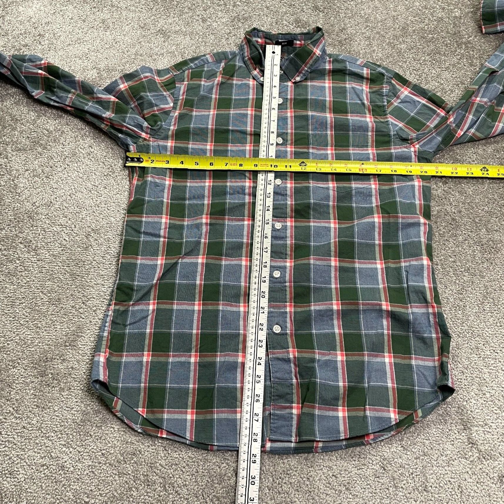 J.Crew J.CREW Mercantile Slim Fit Flannel Shirt Mens Medium Multicolor Plaid Long Sleeve Button-Down Mens Size US M / EU 48-50 / 2 - 7 Thumbnail
