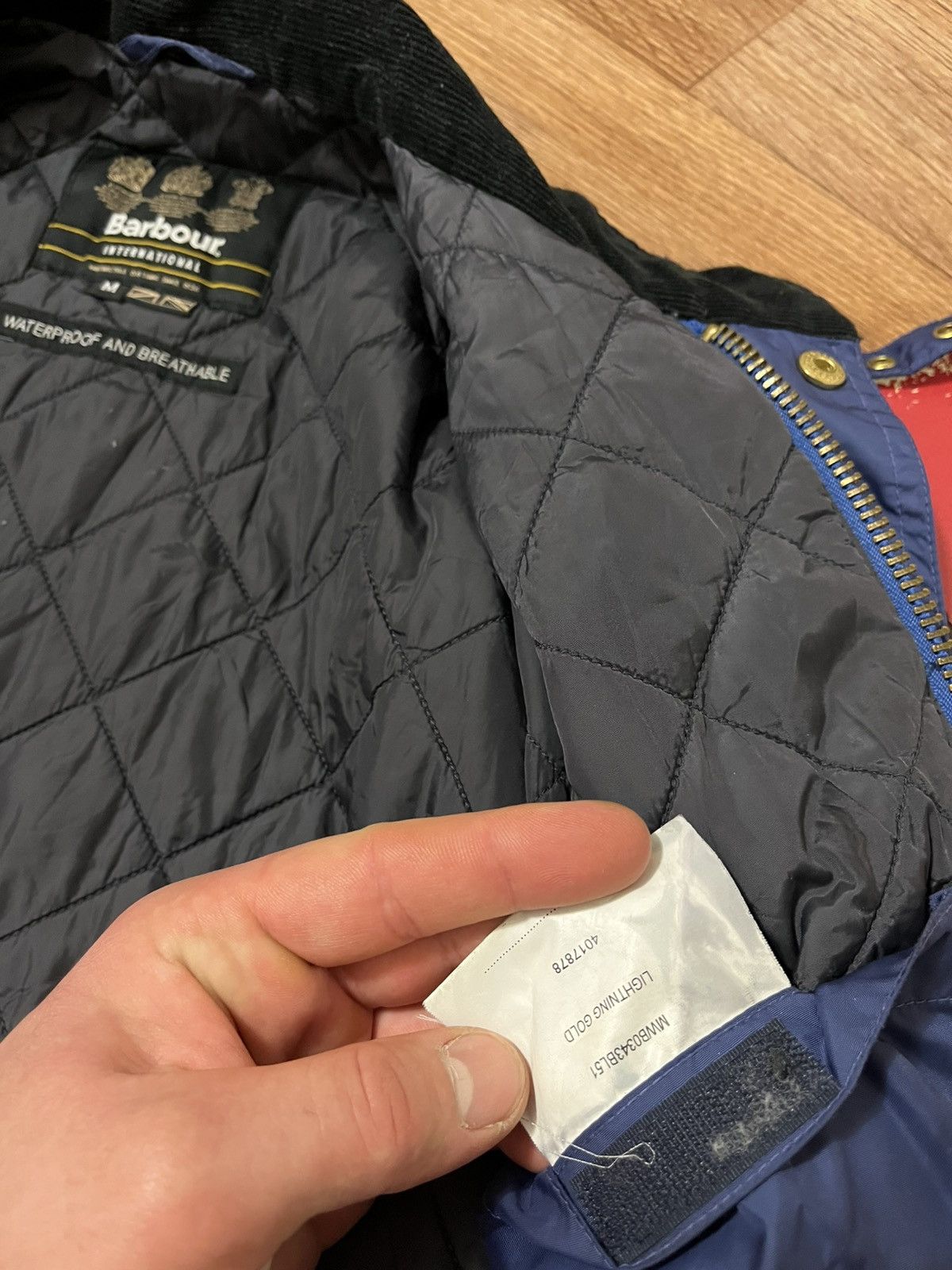 Barbour Vintage Barbour International Lightning Gold Jacket Raincoat Size US M / EU 48-50 / 2 - 8 Thumbnail