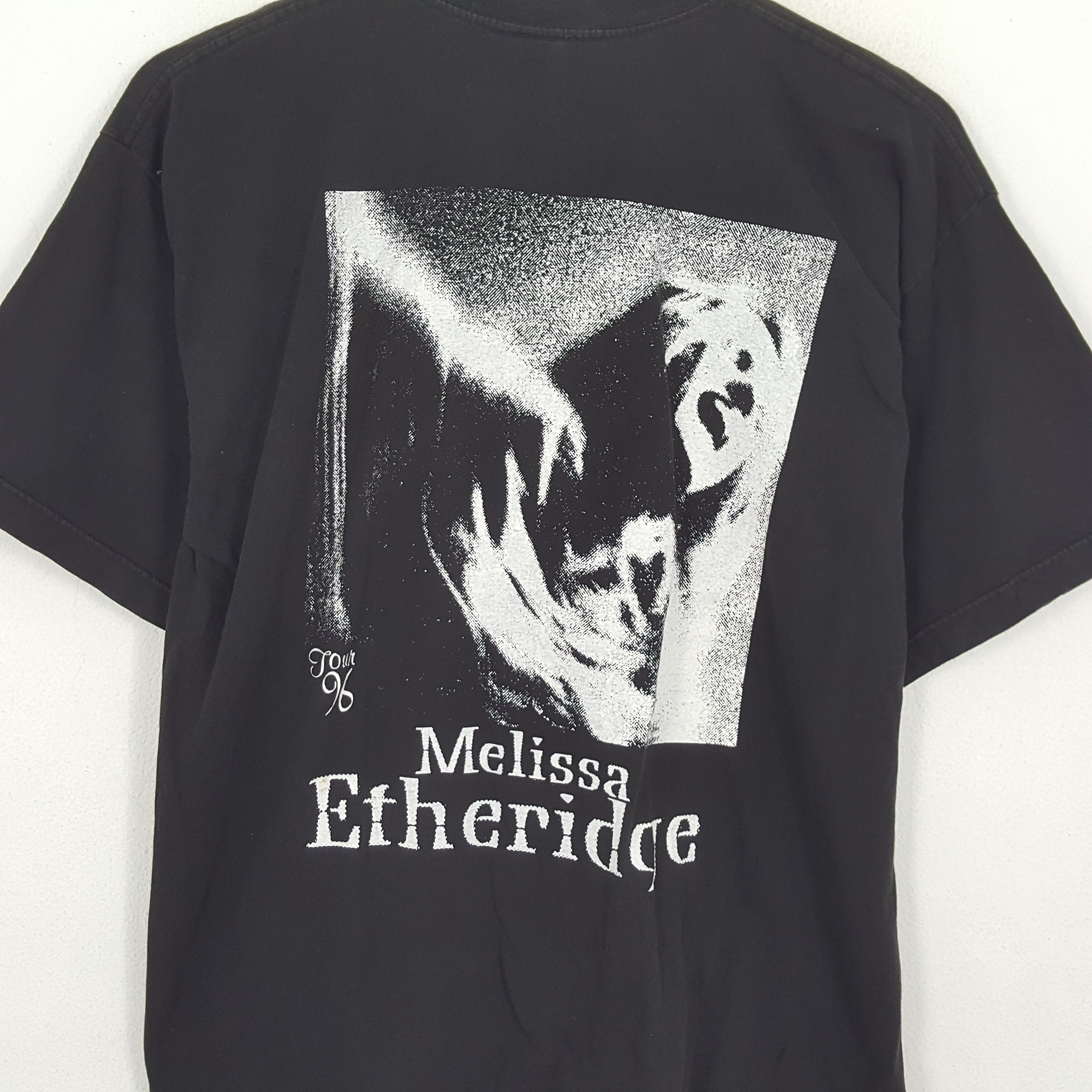 Band Tees × Vintage MELISSA ETHERIGDE Singer Photo Print Style Vintage Tshirt Size US XL / EU 56 / 4 - 4 Thumbnail