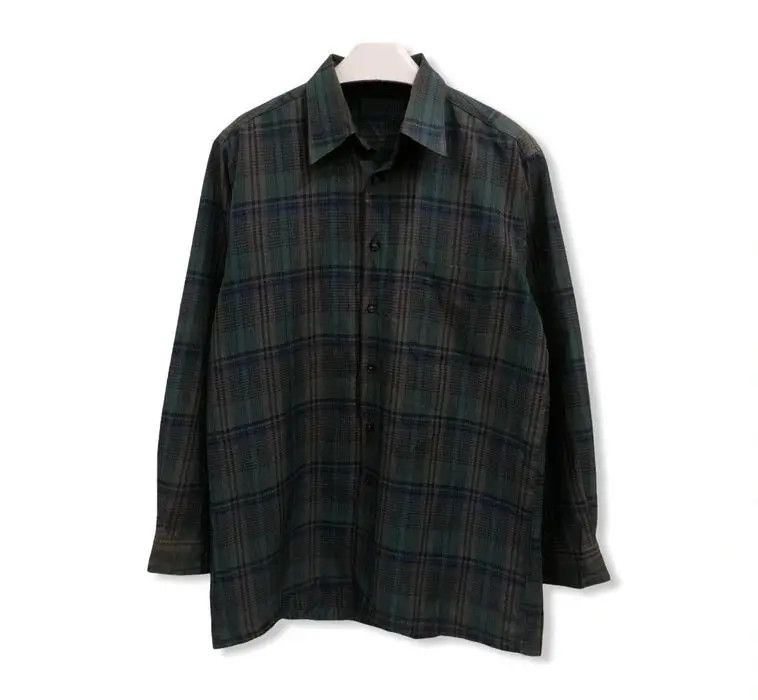 Vintage Vintage Plaid Tartan Flannel Shirt 👕 Size US M / EU 48-50 / 2 - 1 Thumbnail