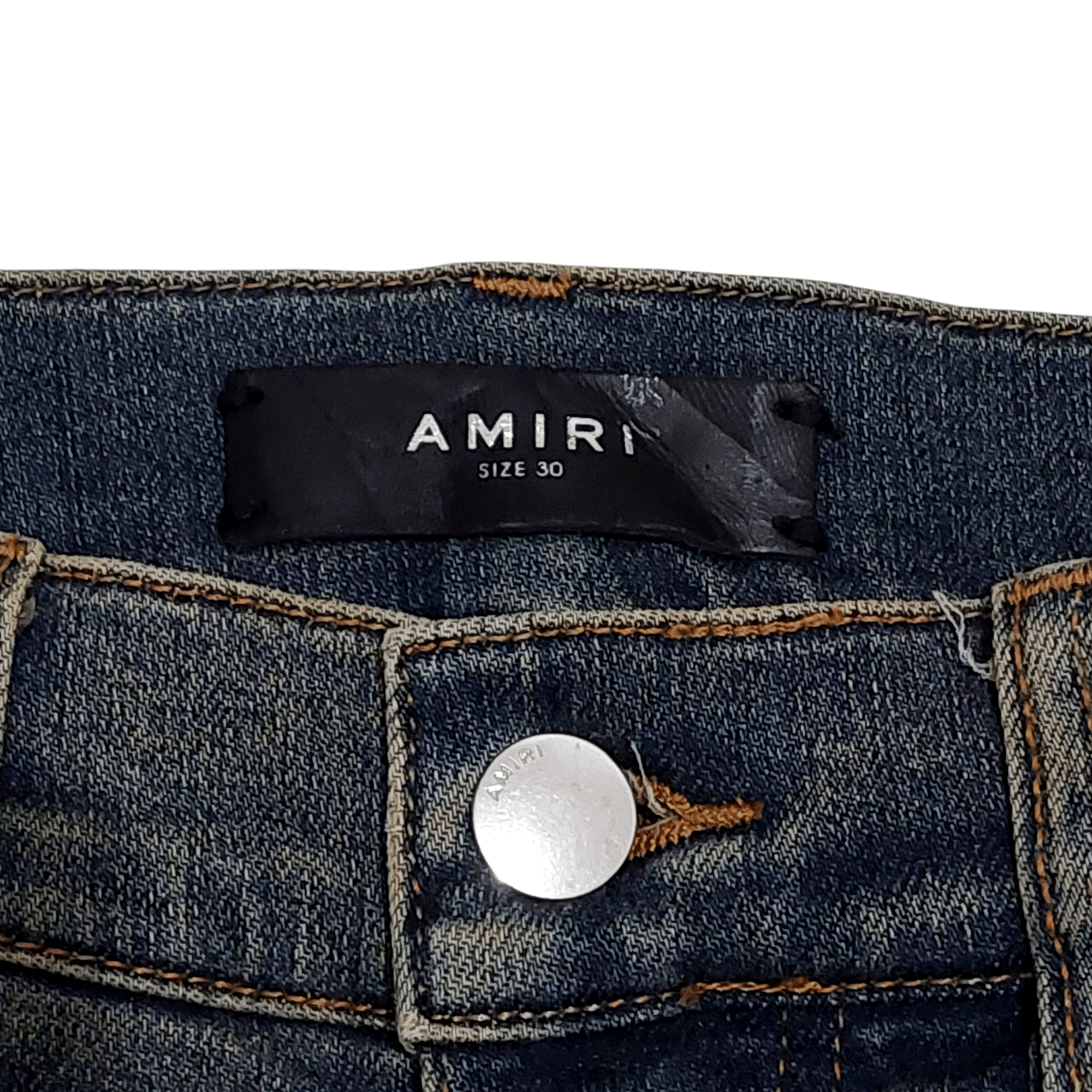 Amiri Amiri Stack Jean - Indigo Size US 30 / EU 46 - 4 Thumbnail