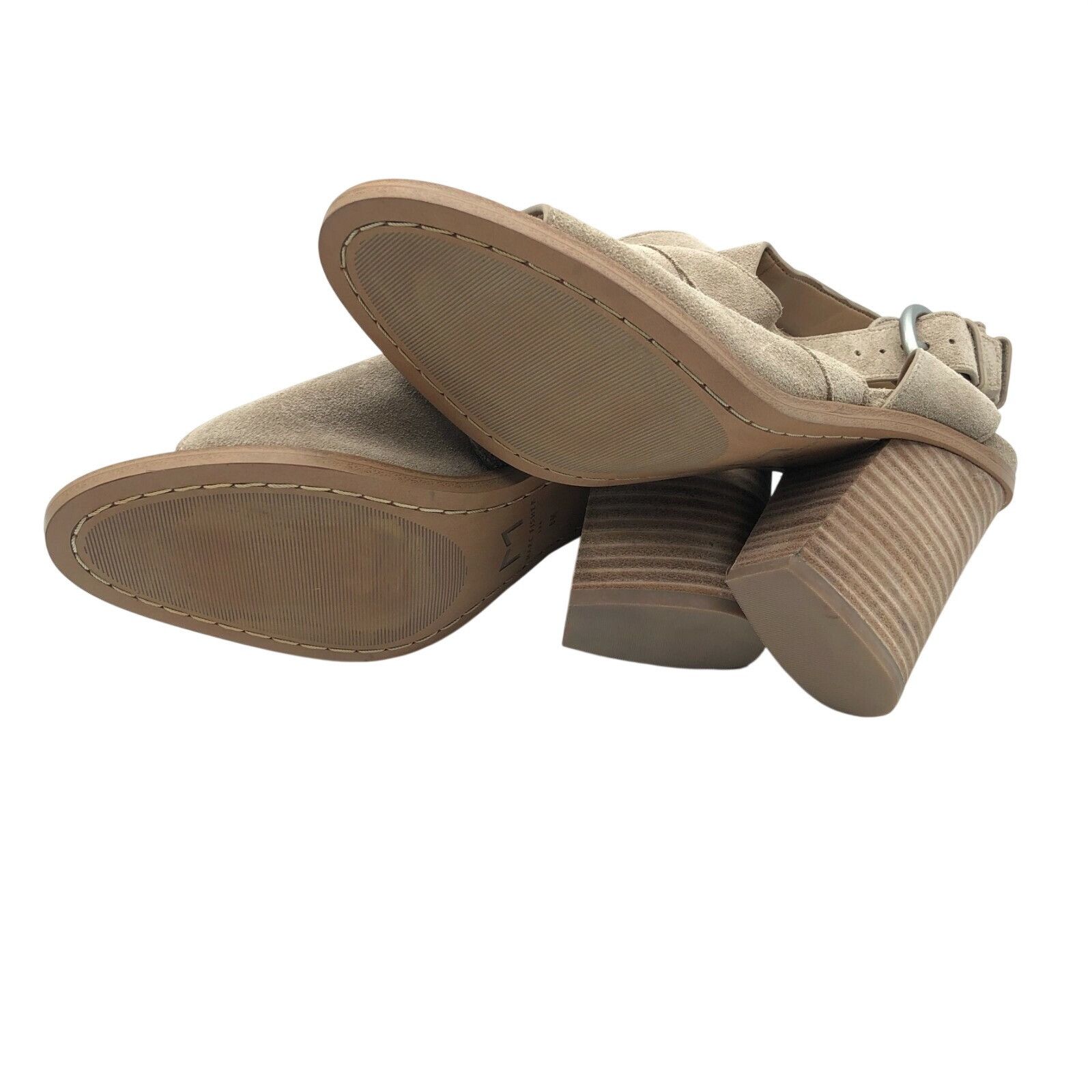 Marc Fisher Marc Fisher Womens Sandals Block Heel Buckle Suede Open Toe Size US 8 / IT 38 - 6 Thumbnail