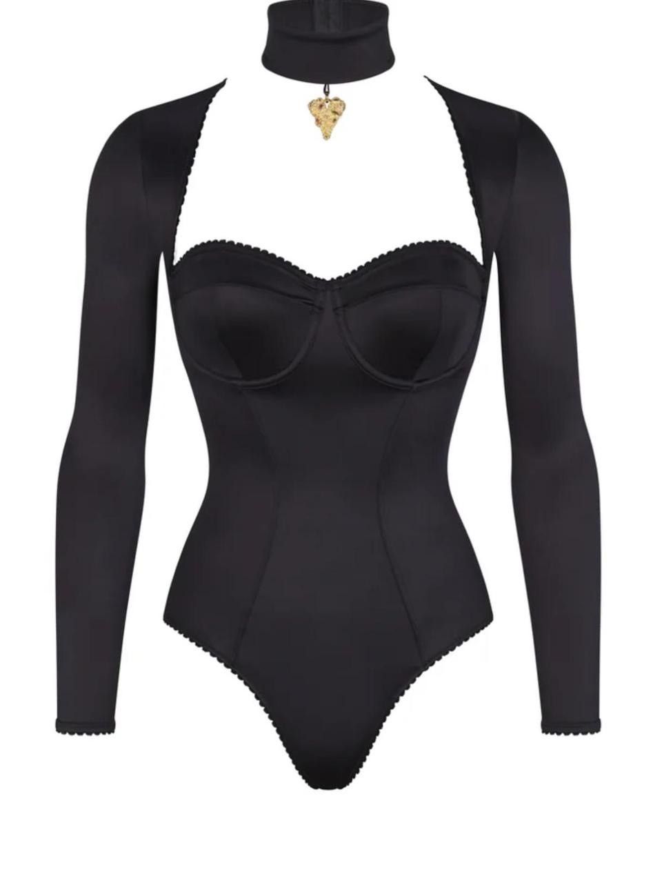 SKIMS SKIMS BODYSUIT w Choker (by Veneda Carter) Size M / US 6-8 / IT 42-44 - 1 Thumbnail