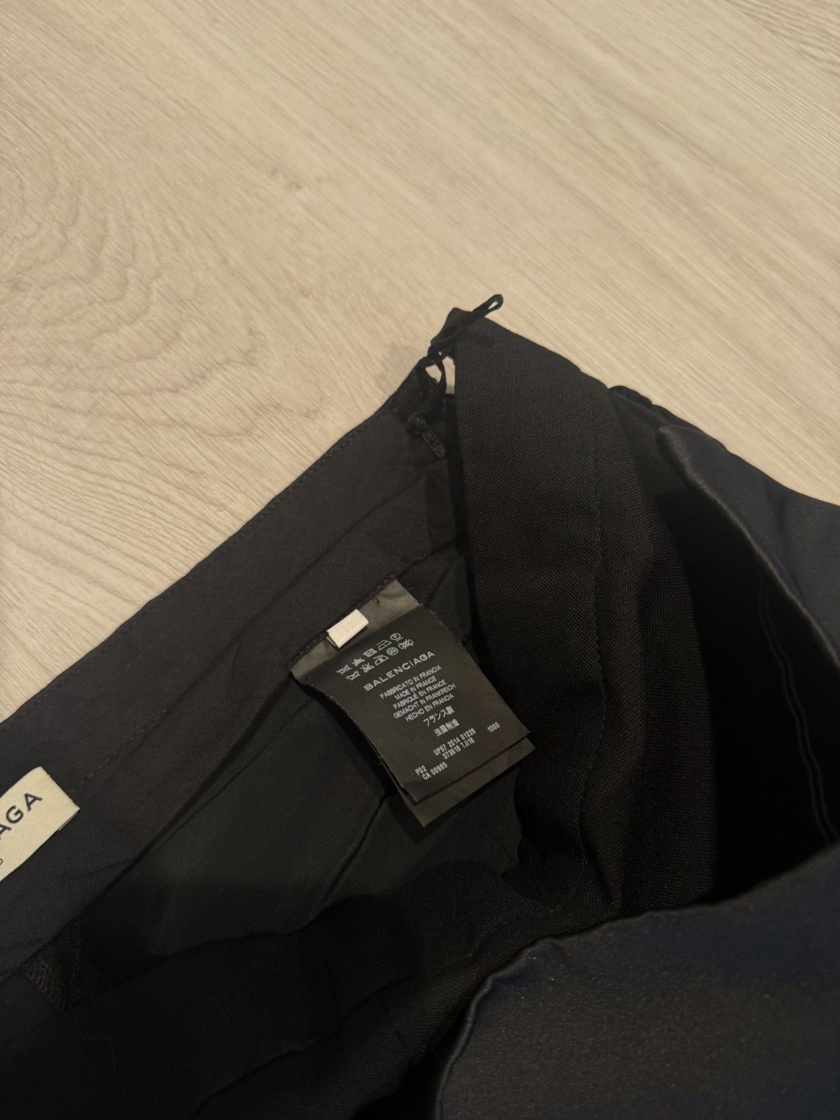 Balenciaga s/s 2014 wool silk front waist pants!! Size US 30 / EU 46 - 7 Thumbnail