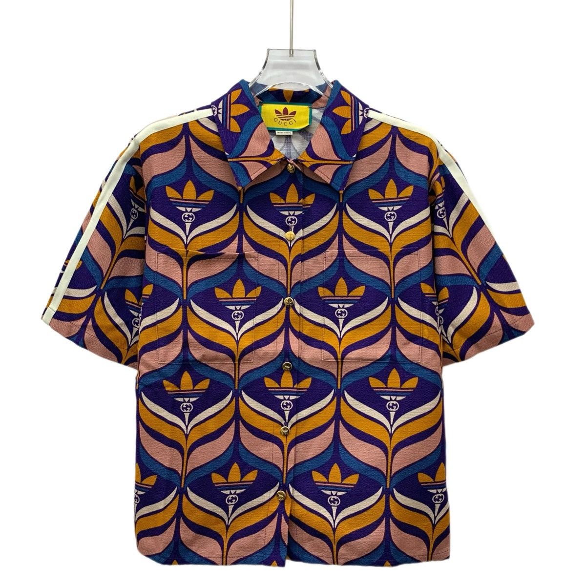 Gucci Gucci x Adidas Single-breasted Short Sleeve Shirt K26WX Size M / US 6-8 / IT 42-44 - 1 Thumbnail