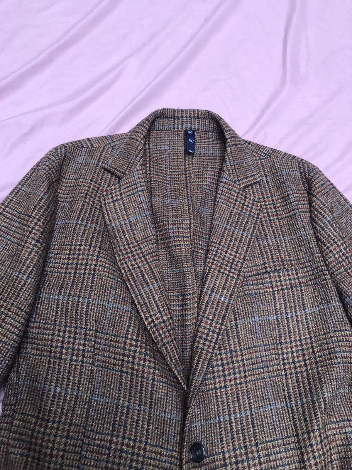 Other SILBON LAMBSWOOL TWEED UNLINED UNCANVASSED UNPADDED SHOULDER Size 40R - 9 Thumbnail