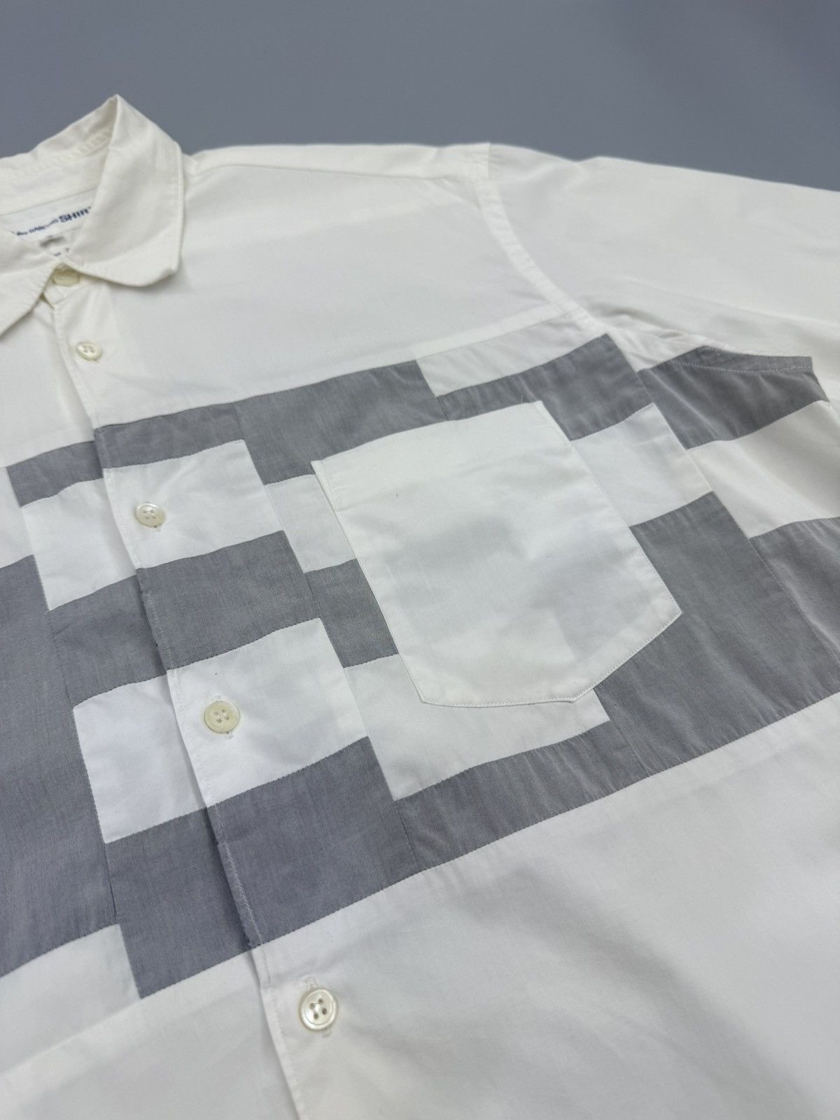 Comme des Garcons SHIRT 🔥Archive🔥 90s Comme des Garcons SHIRT Patchwork Baggy Shirt Size US S / EU 44-46 / 1 - 3 Thumbnail
