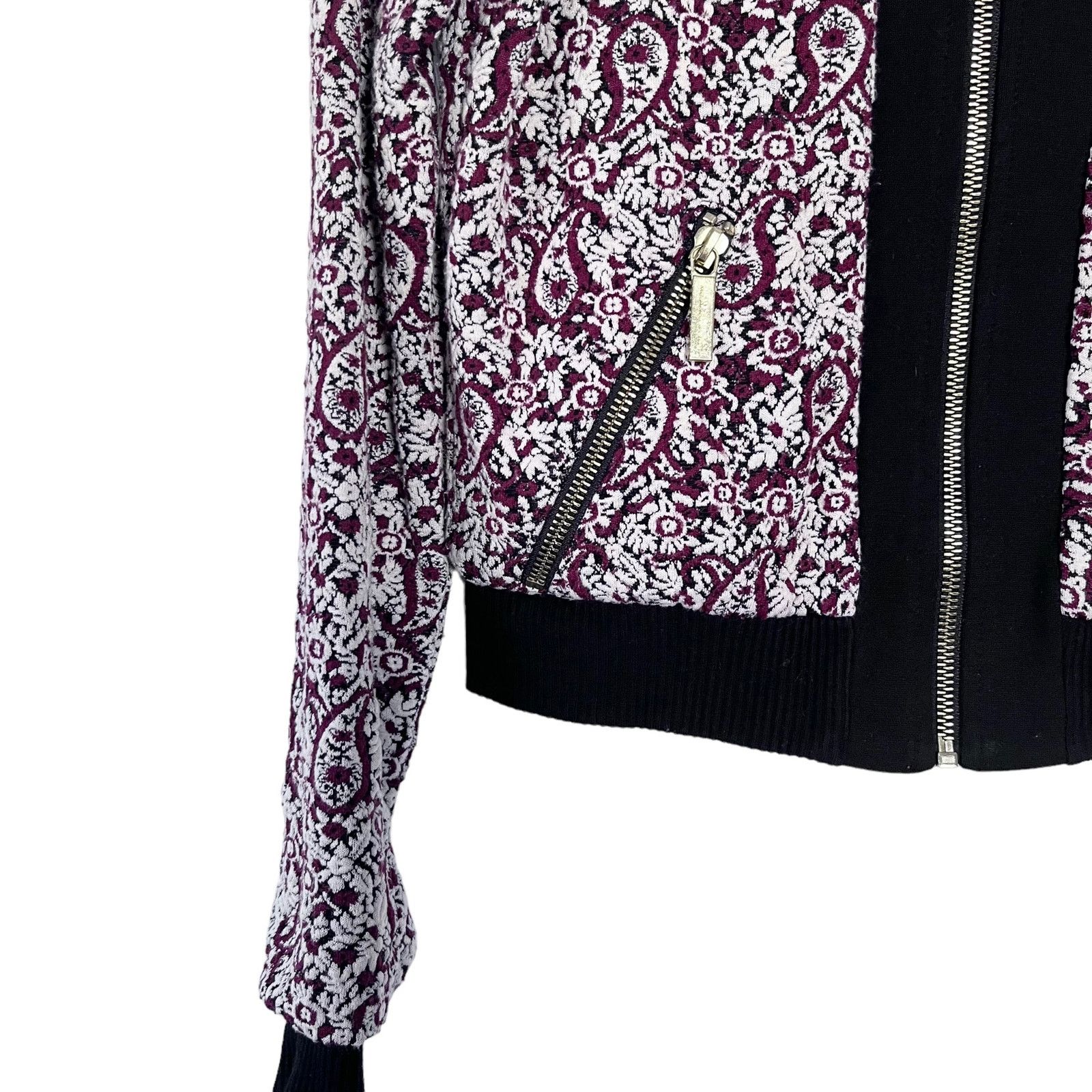 Michael Kors Michael Kors Paisley Jacquard Zip Jackets XS Size XS / US 0-2 / IT 36-38 - 3 Thumbnail