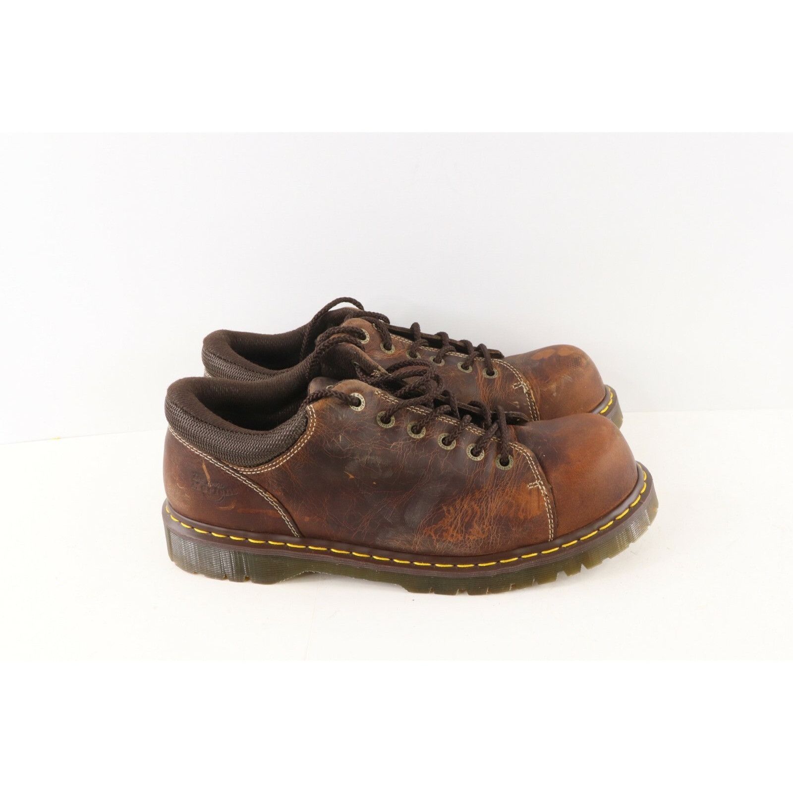 Dr. Martens Vintage Dr Martens Chunky Platform Steel Toe Leather Shoes Size US 14 / EU 47 - 5 Thumbnail