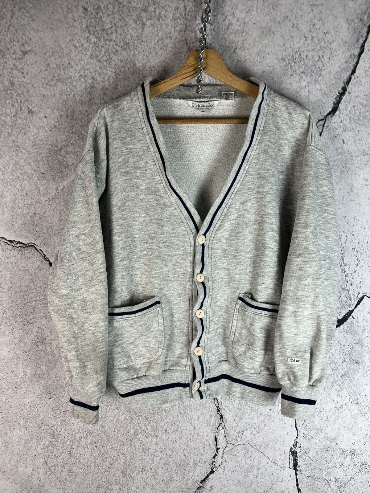 image of Sports Cardigan in Grey, Men's (Size Medium)