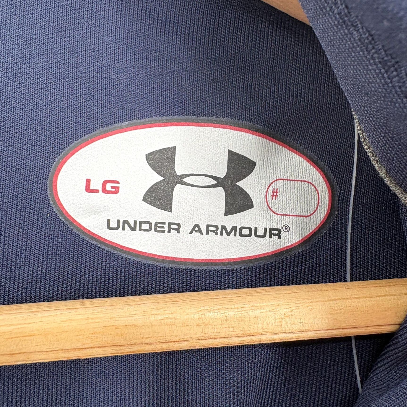Under Armour Under Armour Polo Shirt Mens L Blue HeatGear Golf Smoot Logo Performance Size US L / EU 52-54 / 3 - 5 Thumbnail