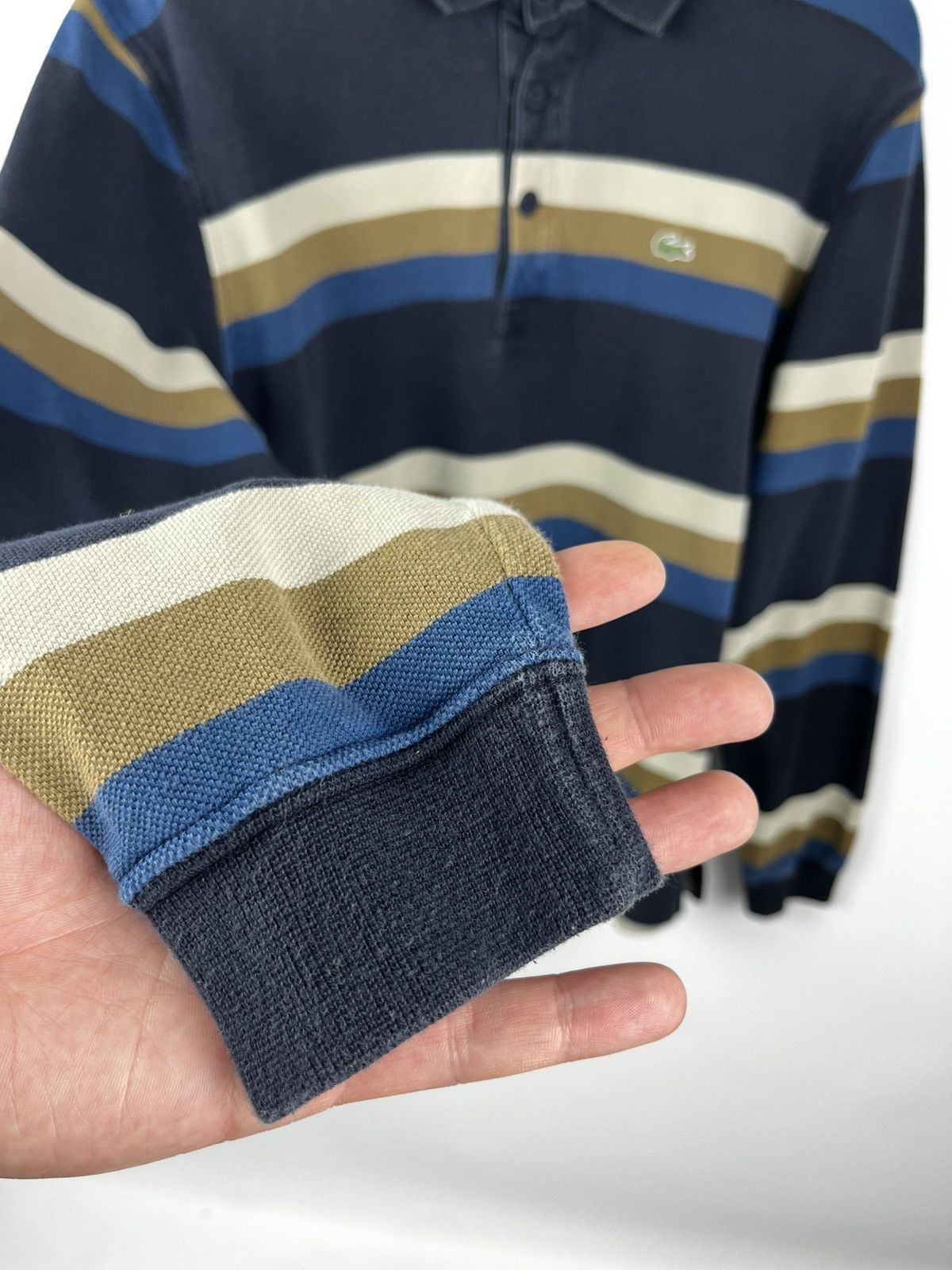 Lacoste Lacoste rugby shirt vintage size xl Size US XL / EU 56 / 4 - 8 Thumbnail