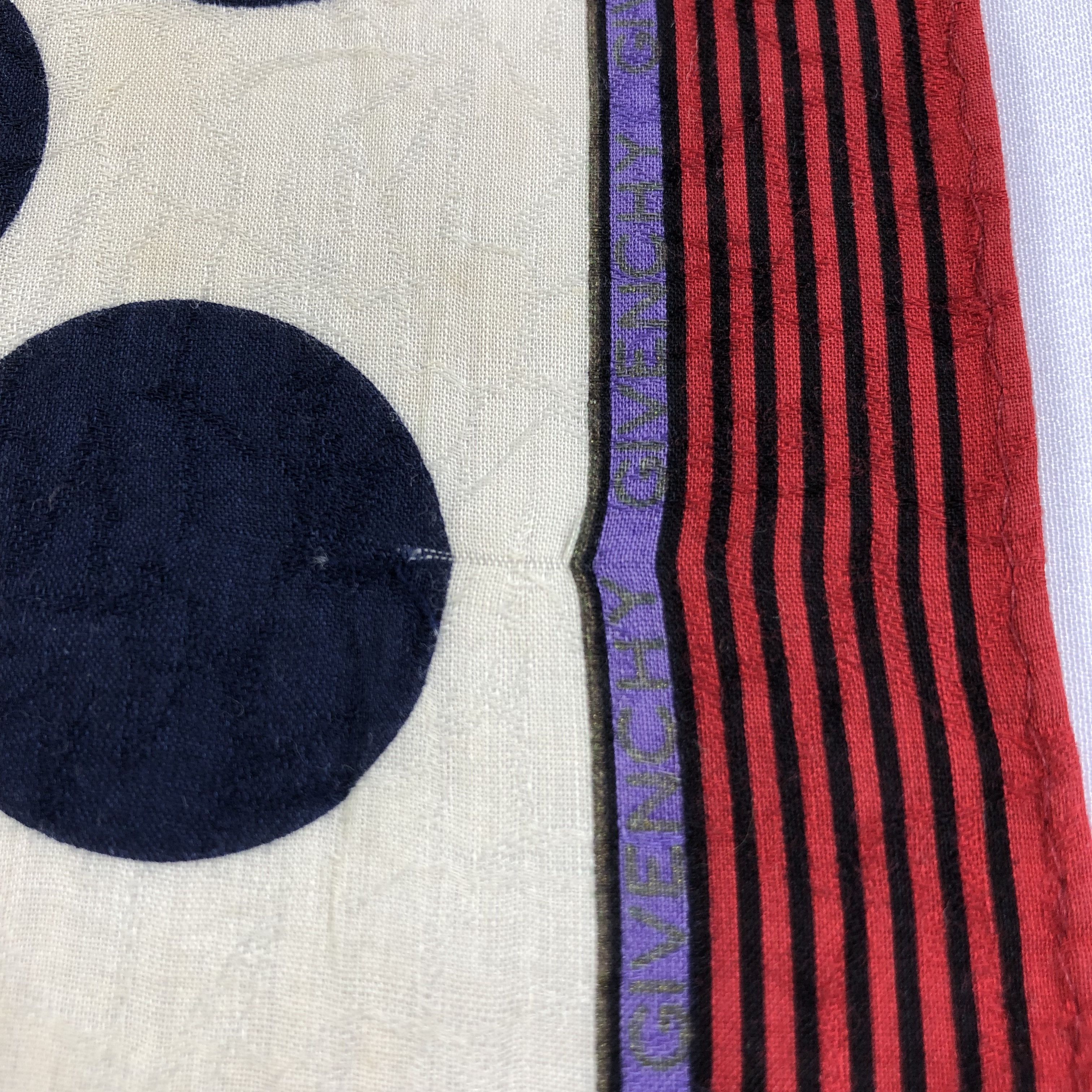 Givenchy Givenchy Polka Dots Handkerchief Neckerchief Bandana H1893 Size ONE SIZE - 5 Thumbnail