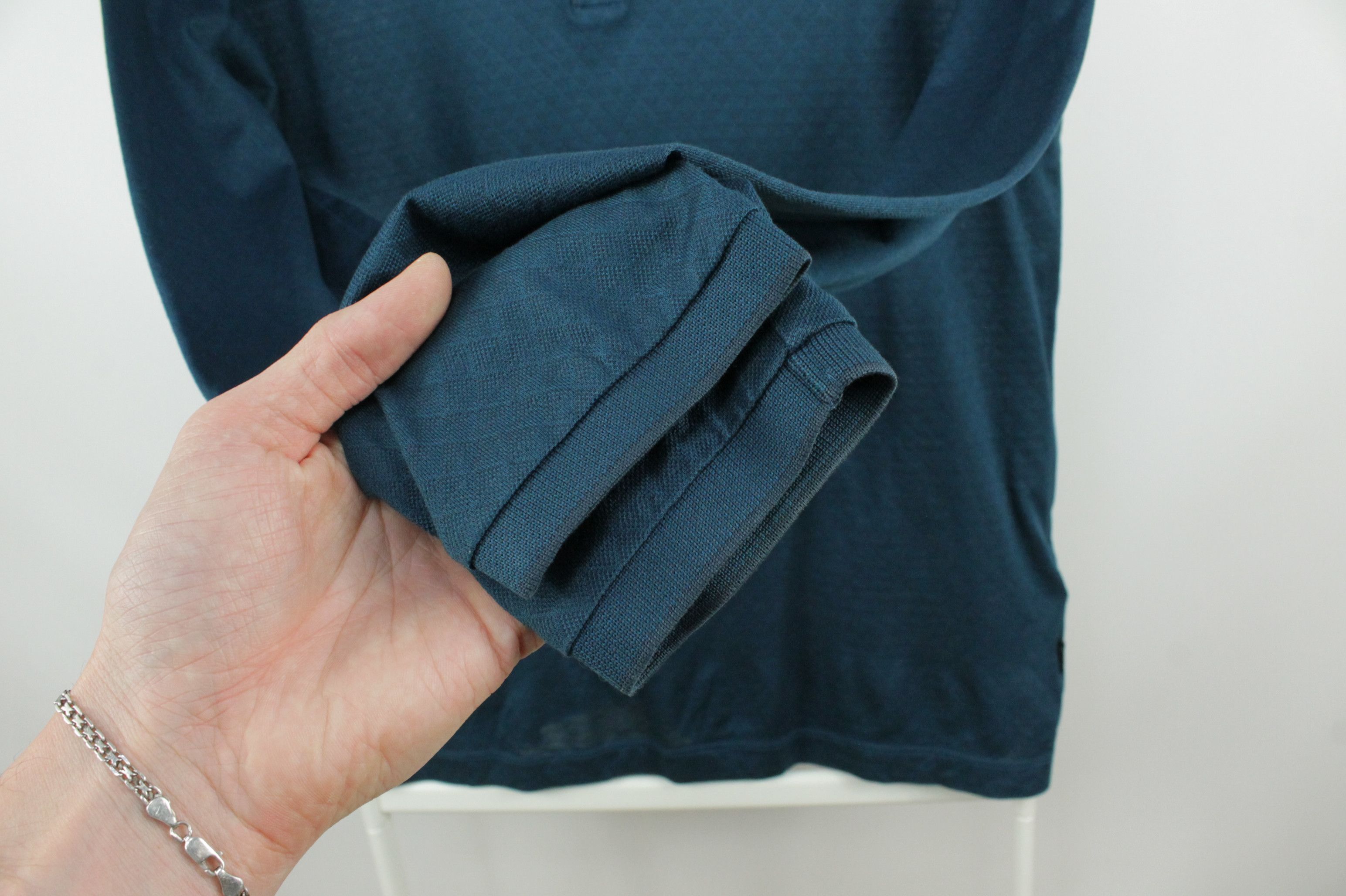 Designer × Hugo Boss Hugo Boss Italian Fabric L/S Regular Fit Polo Shirt Men's Size US M / EU 48-50 / 2 - 5 Thumbnail