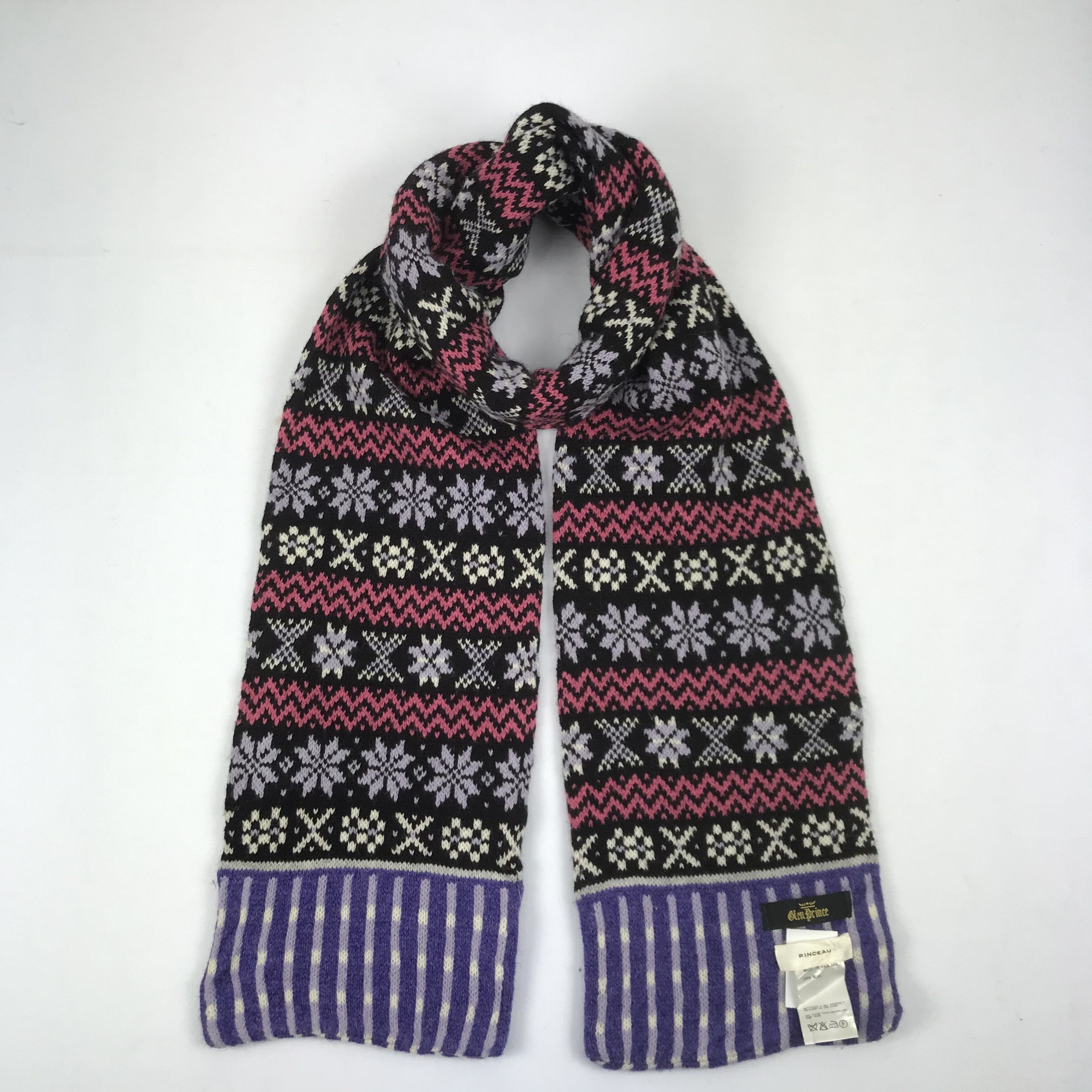 Vintage Vintage Glen Prince Scarf Muffler Wool Cashmere Scarves Size ONE SIZE - 1 Thumbnail