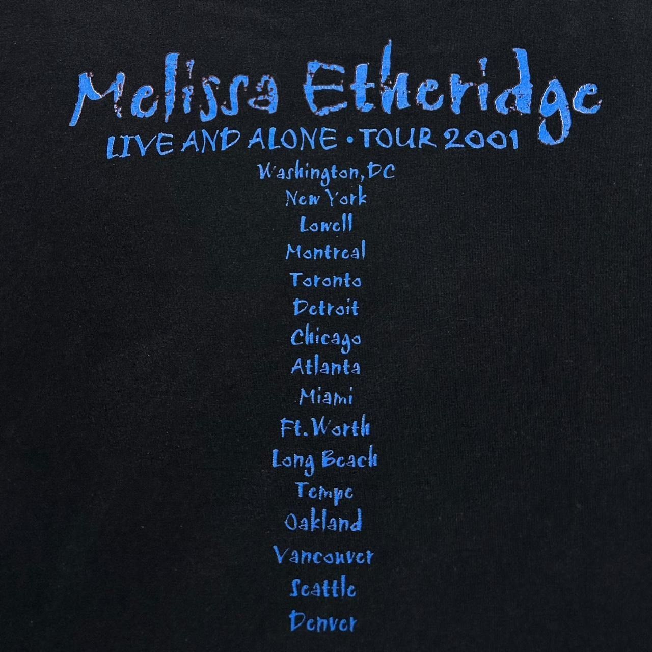 Band Tees × Hanes × Vintage Melissa Etheridge 2001 Tour T-Shirt Size US XL / EU 56 / 4 - 4 Thumbnail