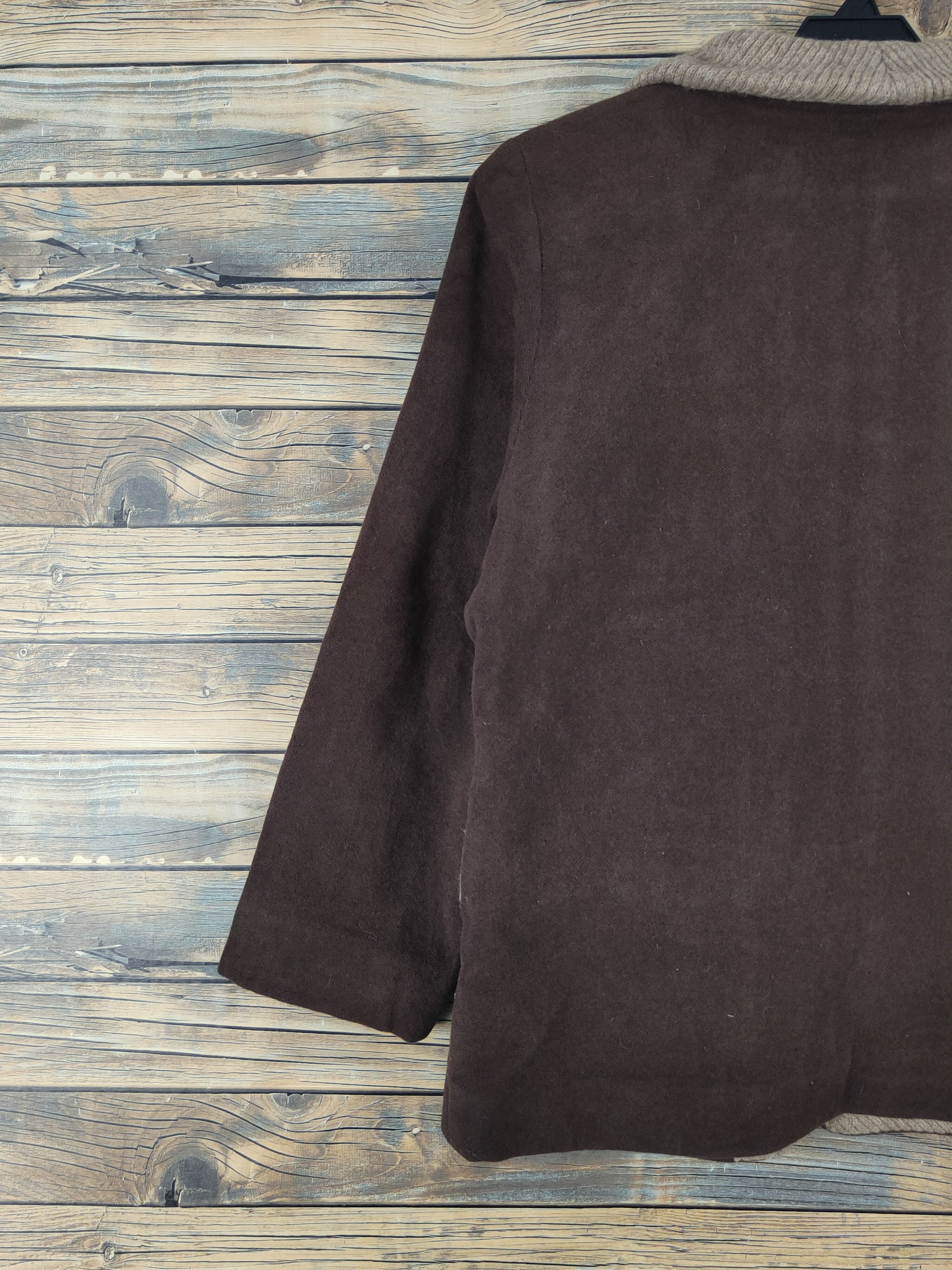 Homespun Knitwear × Japanese Brand × Vintage J Dark Brown Knitwear Sweaters #W1294 Size M / US 6-8 / IT 42-44 - 8 Thumbnail