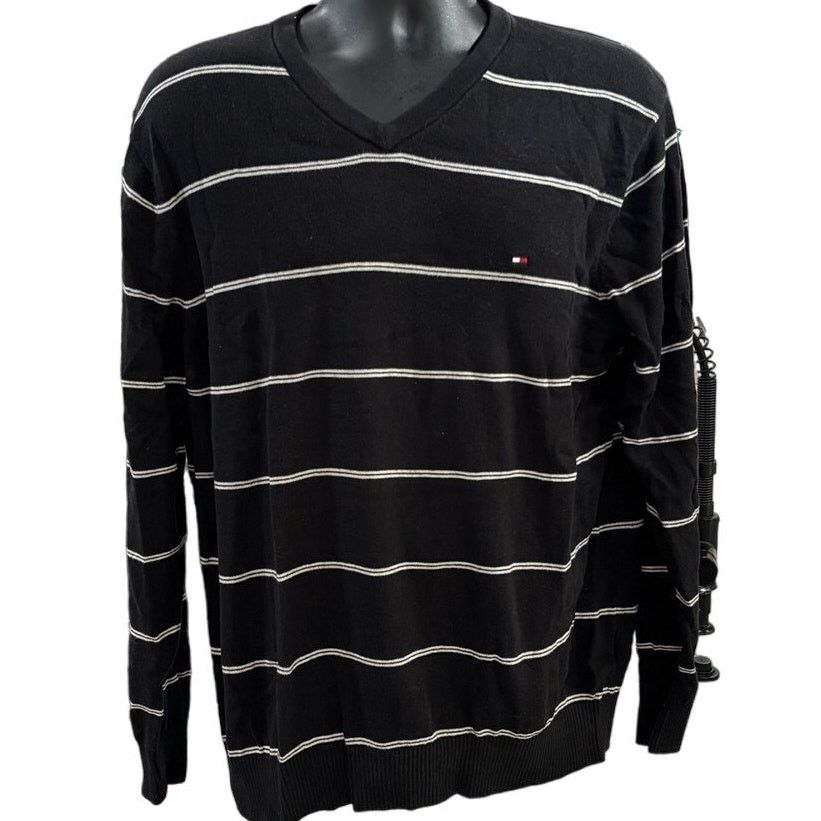 Tommy Hilfiger Tommy Hilfiger Sweater Black Size Large Size US L / EU 52-54 / 3 - 1 Thumbnail