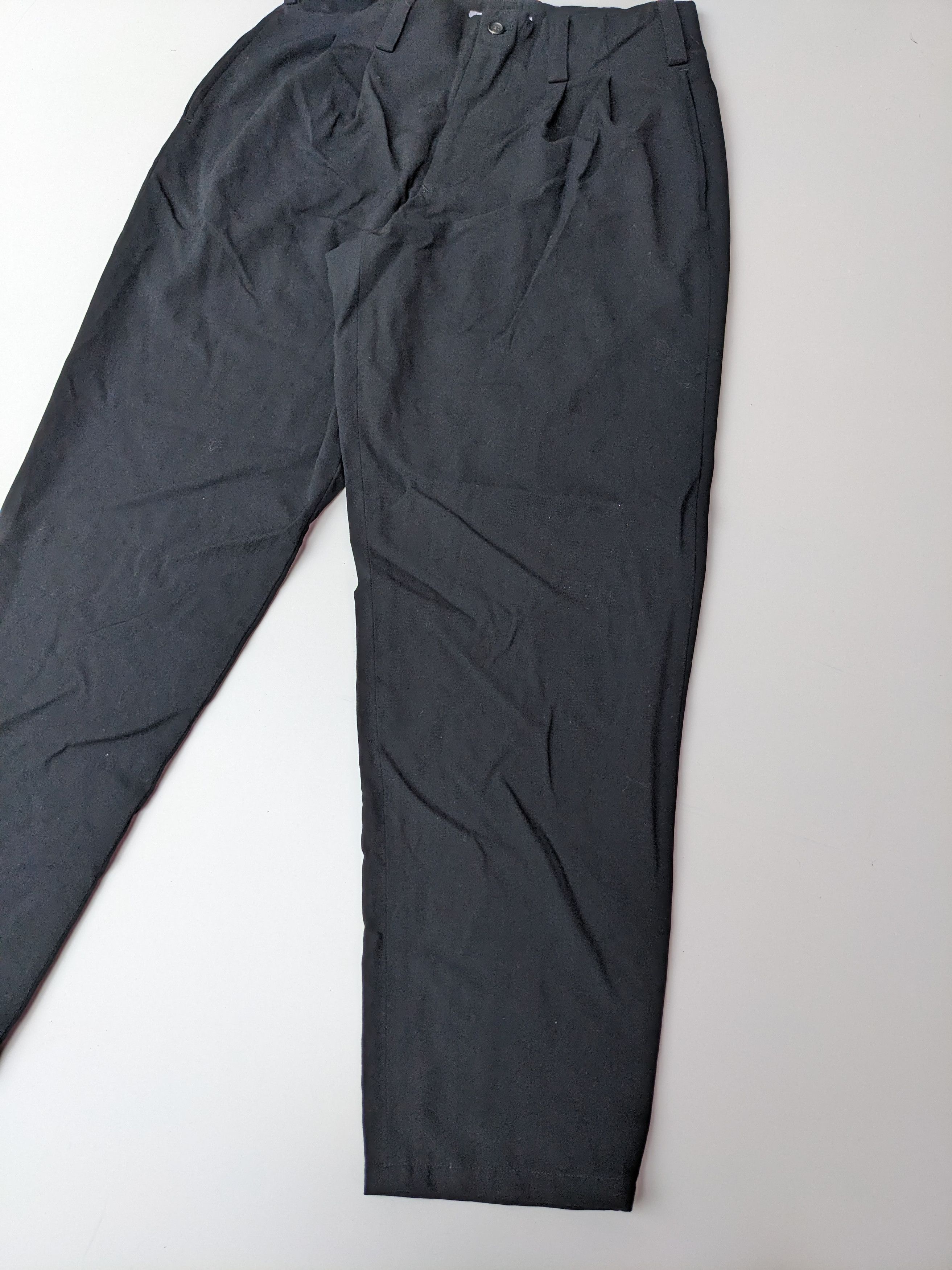 Vintage × Yohji Yamamoto Vintage Yohji Yamamoto office black pant Size US 29 - 4 Thumbnail
