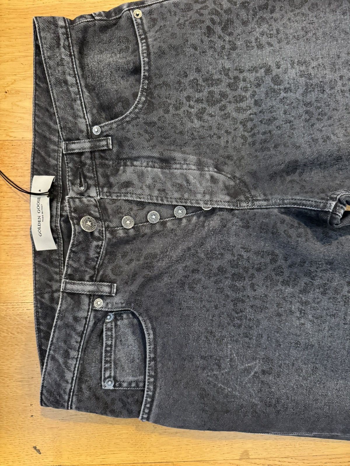 Golden Goose Leopard printed jeans — Golden Goose Size US 30 / EU 46 - 2 Thumbnail