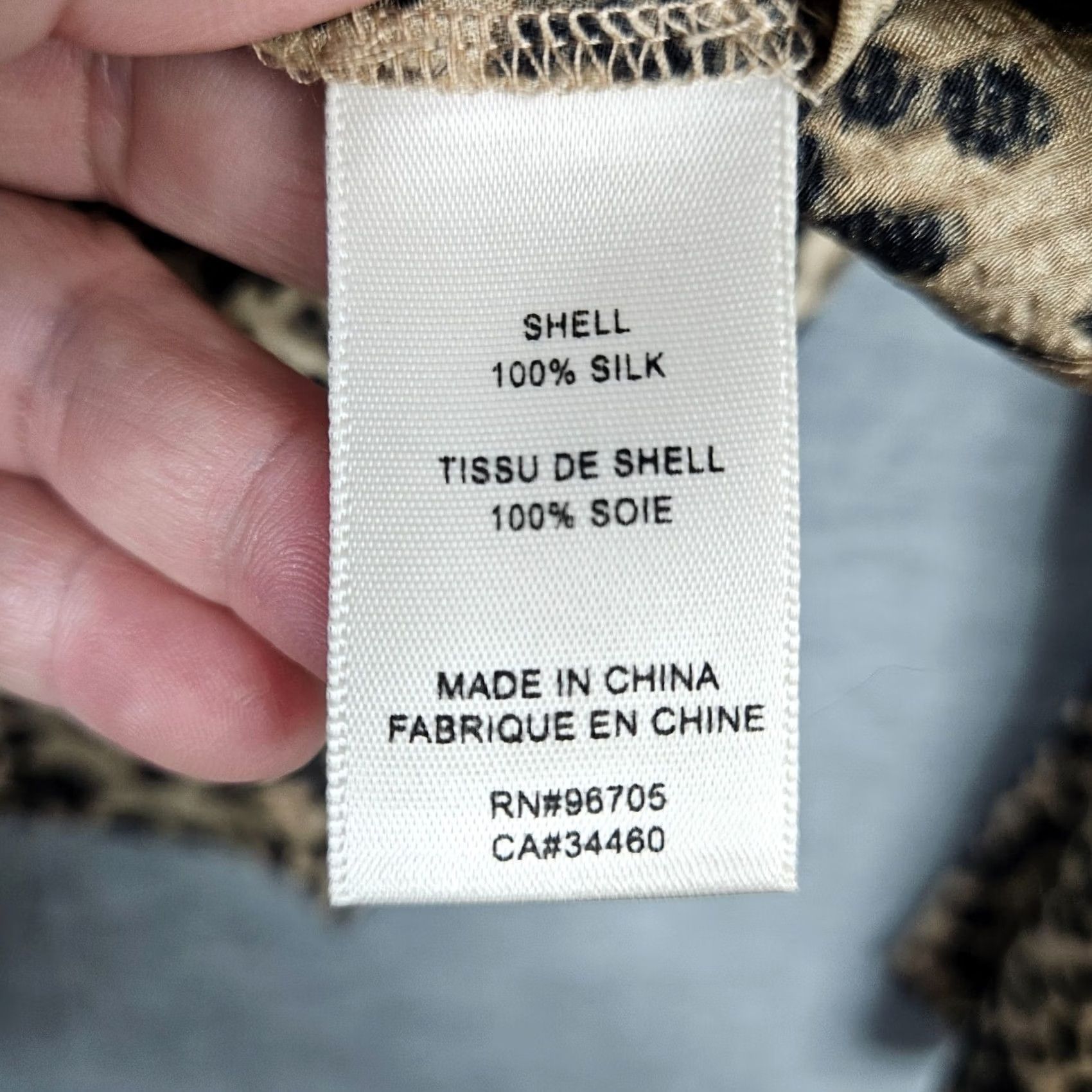 Vintage Rebecca Rebecca Taylor Woman Blouse Animal Print Silk 100% Long Sleeve Size 2 Brown Womens Regular Short Sleeve Size XS / US 0-2 / IT 36-38 - 8 Thumbnail