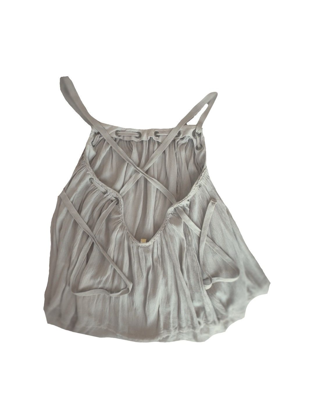 Free People Free People Beige Grommet Top Size XS / US 0-2 / IT 36-38 - 2 Thumbnail