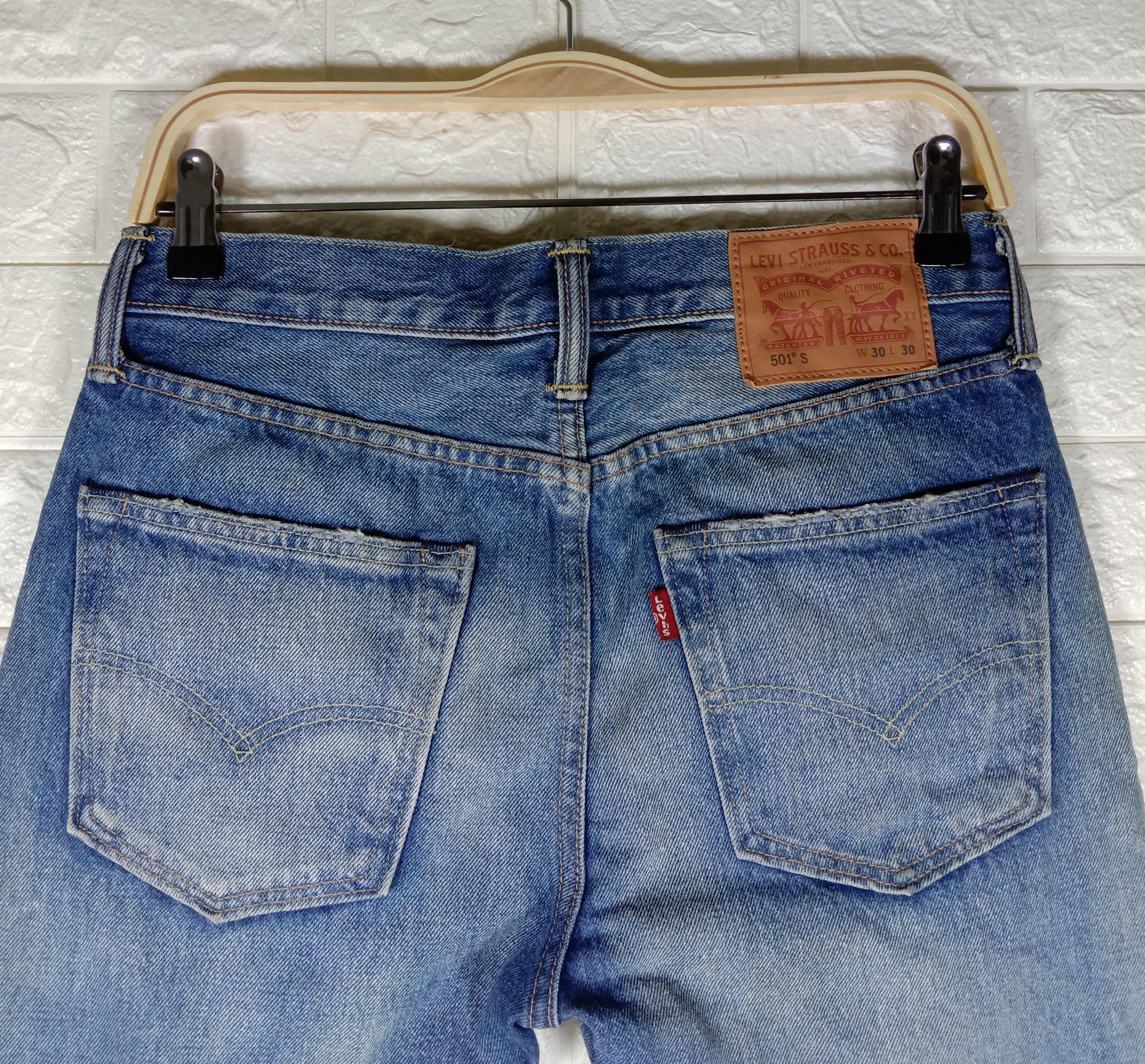 Levi's Vintage Levi's 501s Jeans Faded Blue Distressed Denim Size US 30 / EU 46 - 6 Thumbnail