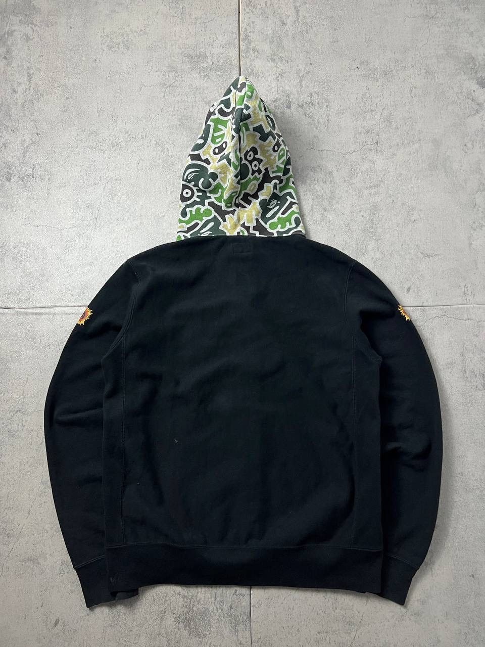 Bape Bape - Hieroglyph Full-Zip Hoodie Size US L / EU 52-54 / 3 - 6 Thumbnail