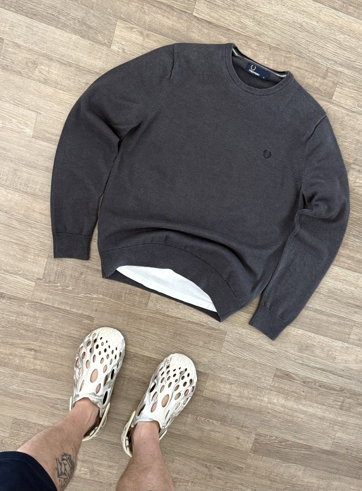Fred Perry Vintage Fred Perry Sweater Knit Old Many Crewneck Jumper Size US M / EU 48-50 / 2 - 1 Thumbnail
