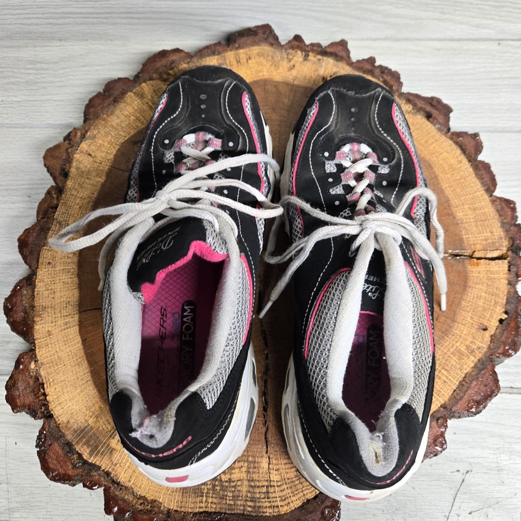 SKECHERS Skechers D’Lites Sneakers Women’s Size 10 Memory Foam Air Cooled Leather Multicolor Wide W Walking Running Shoes Size US 10 / IT 40 - 5 Thumbnail