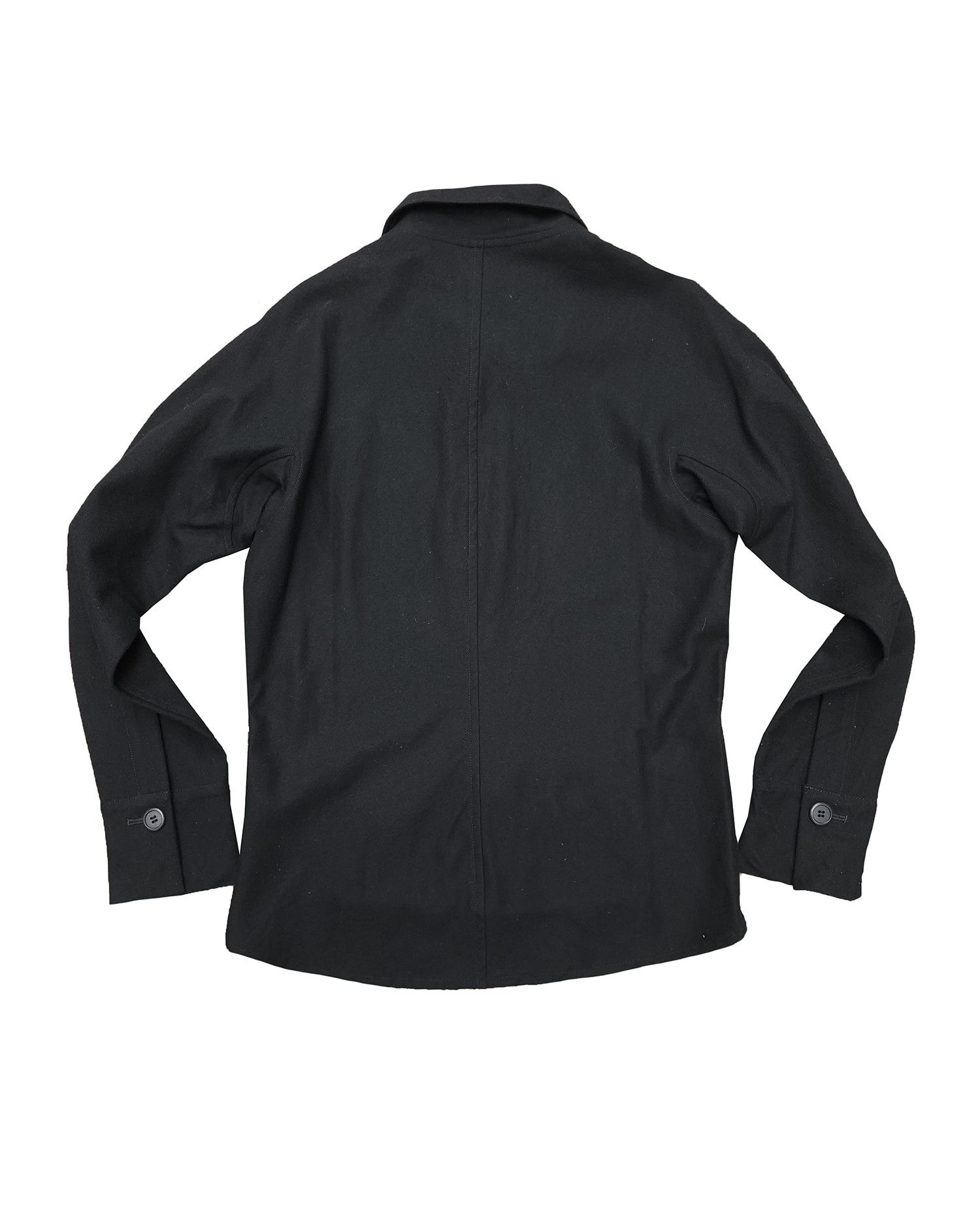 Yohji Yamamoto Y's by Yohji Yamamoto Fleece Wool Shirt Jacket Size M / US 6-8 / IT 42-44 - 5 Thumbnail