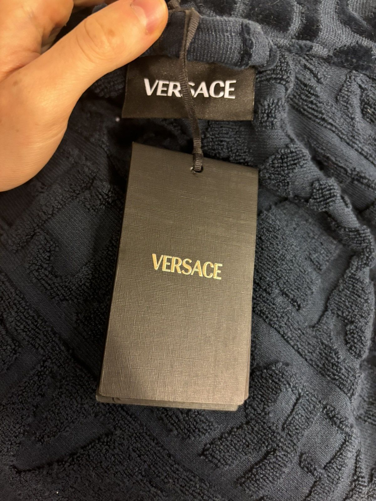 Versace Versace La Greca Embroidered Sequence Robes Size ONE SIZE - 6 Thumbnail