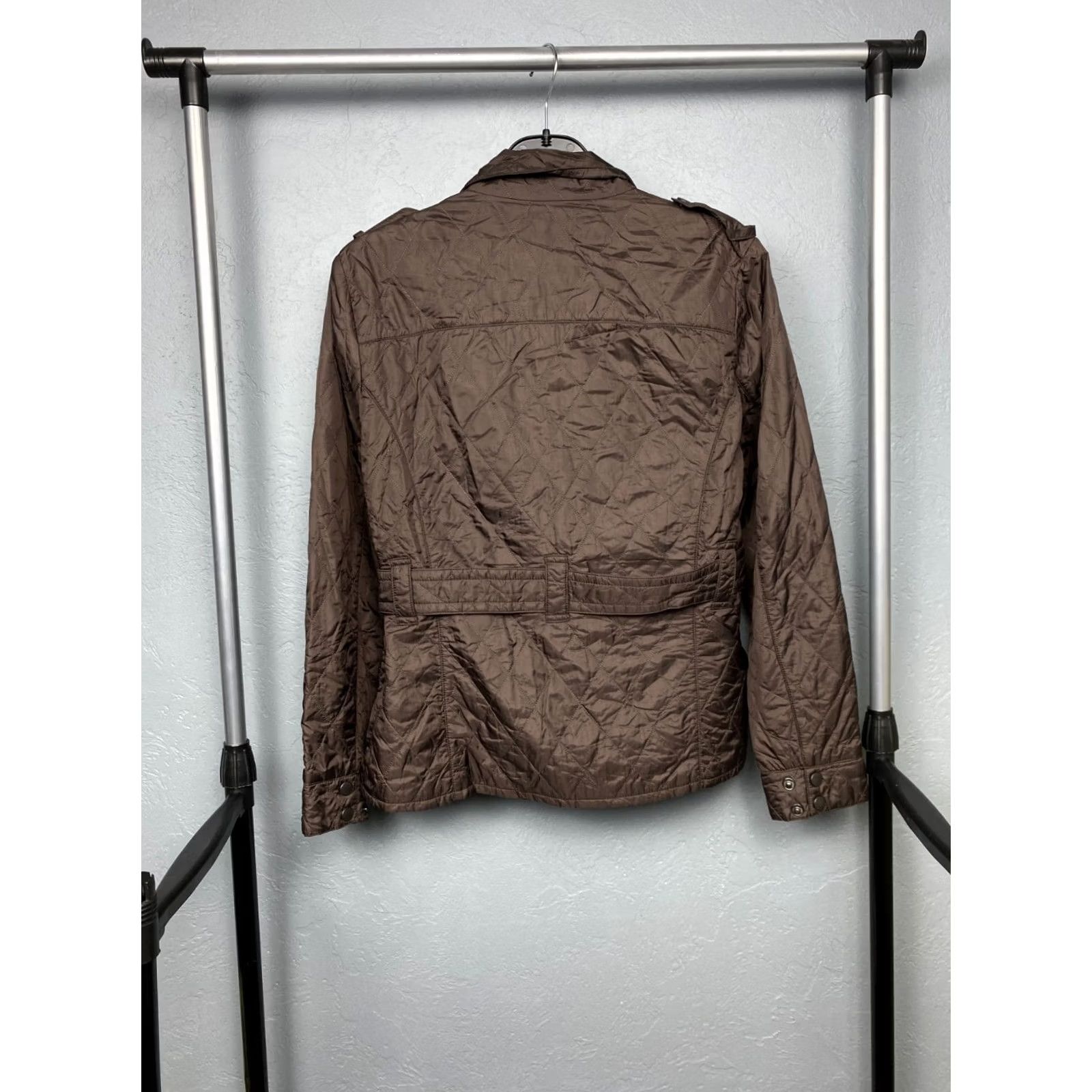 Barbour Barbour Jacket Quilted Flyweight Womens YD UK 12 Brown Polyamide Lining Polyester Barbour Size M / US 6-8 / IT 42-44 - 8 Thumbnail