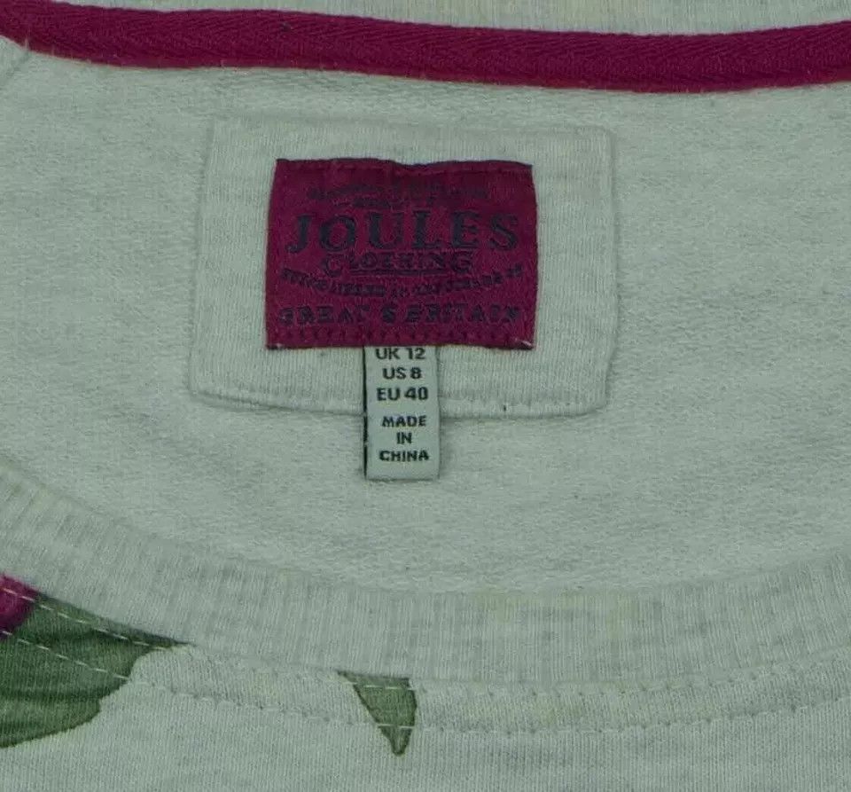 Other Joules womens top cotton size UK-12 vgc Size L / US 10 / IT 46 - 5 Thumbnail